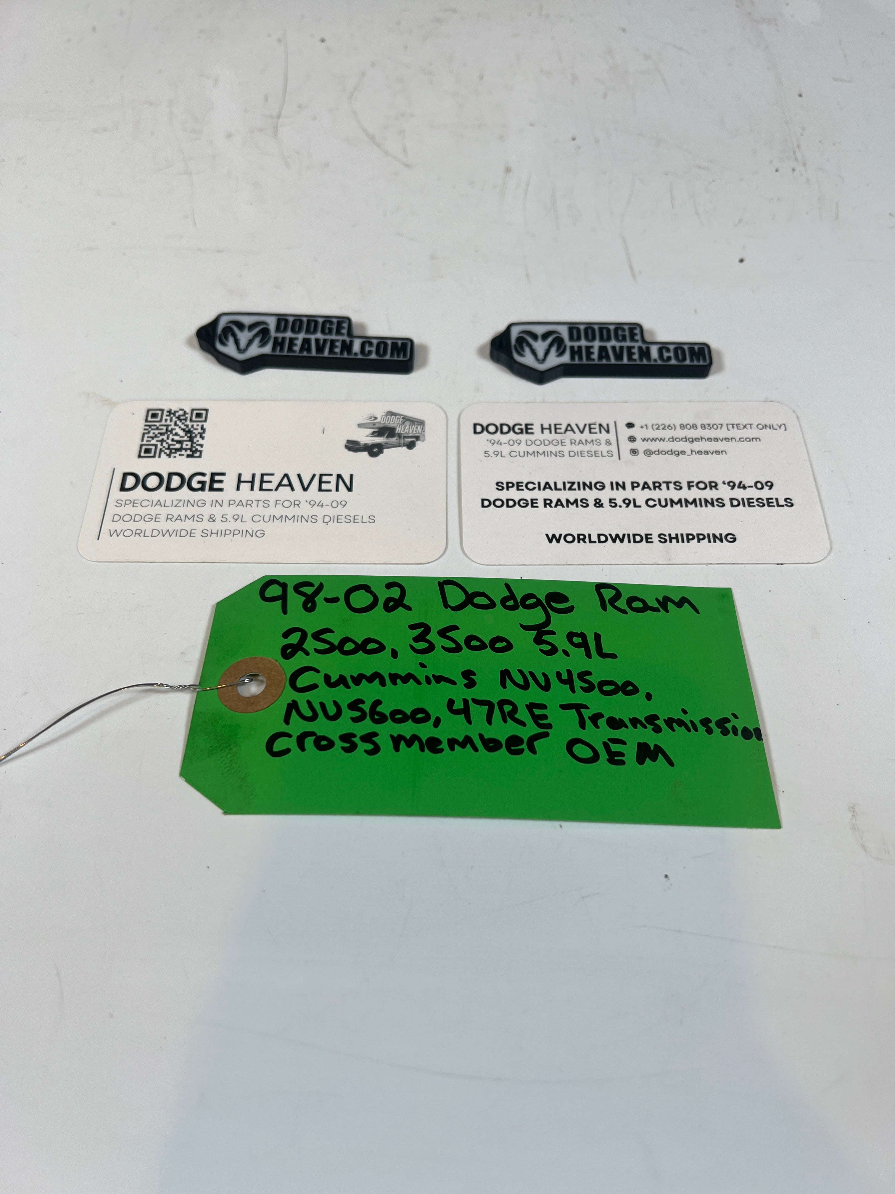 1998-2002 Dodge Ram 2500 3500 Transmission Crossmember NV4500 NV5600 47RE