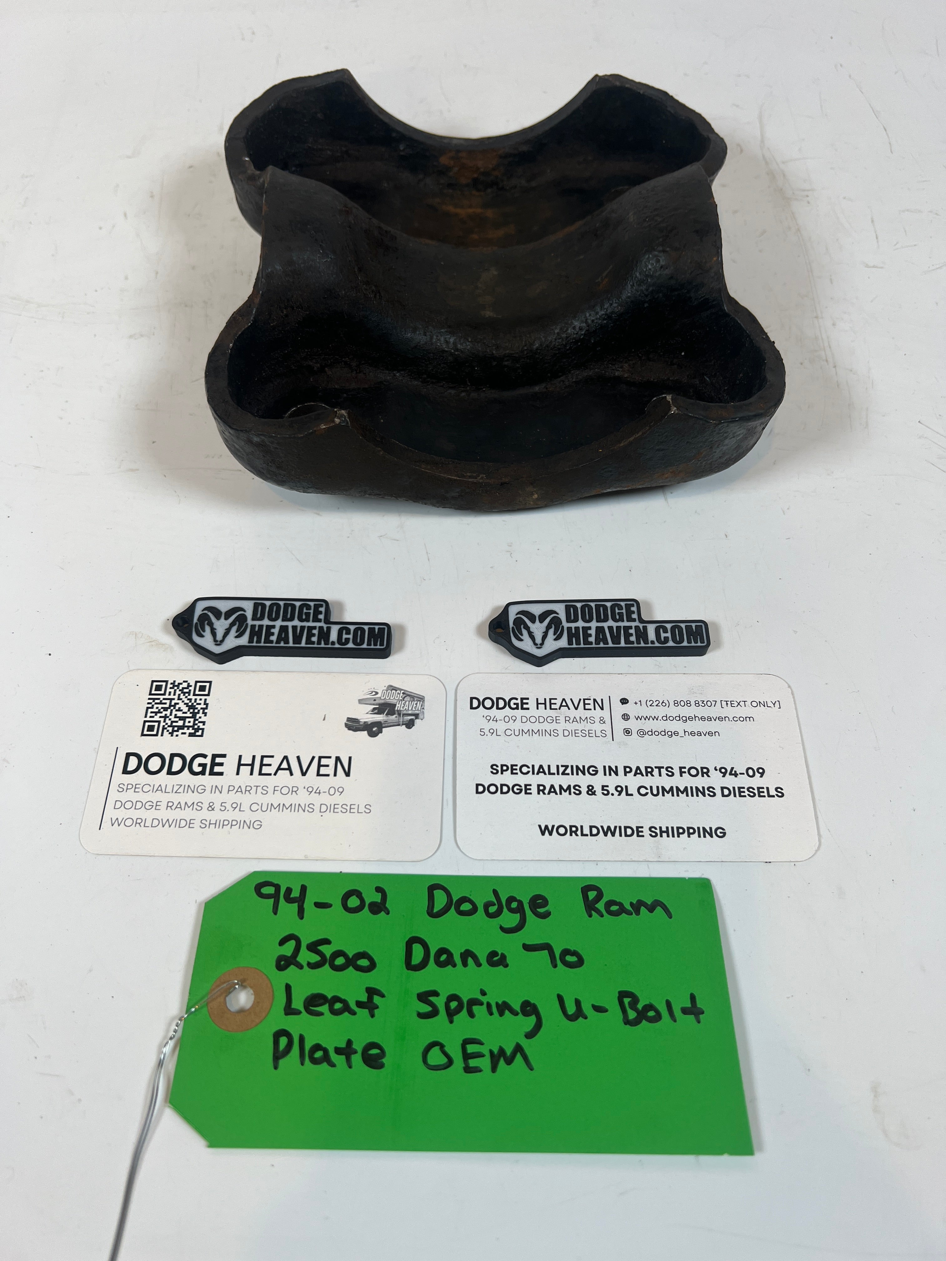 1994-2002 Dodge Ram 2500 Dana 70 Leaf Spring U-Bolt Plate