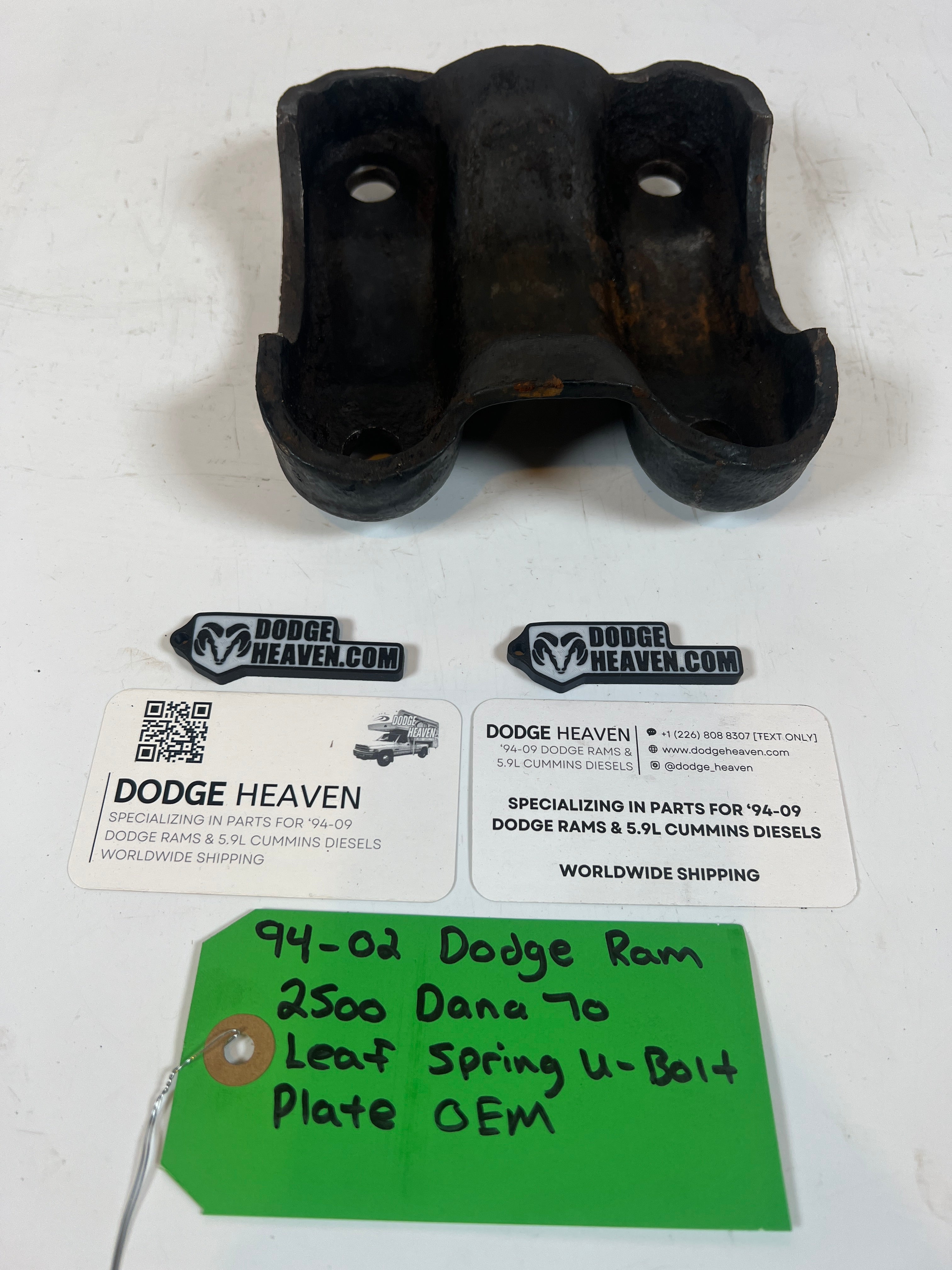 1994-2002 Dodge Ram 2500 Dana 70 Leaf Spring U-Bolt Plate