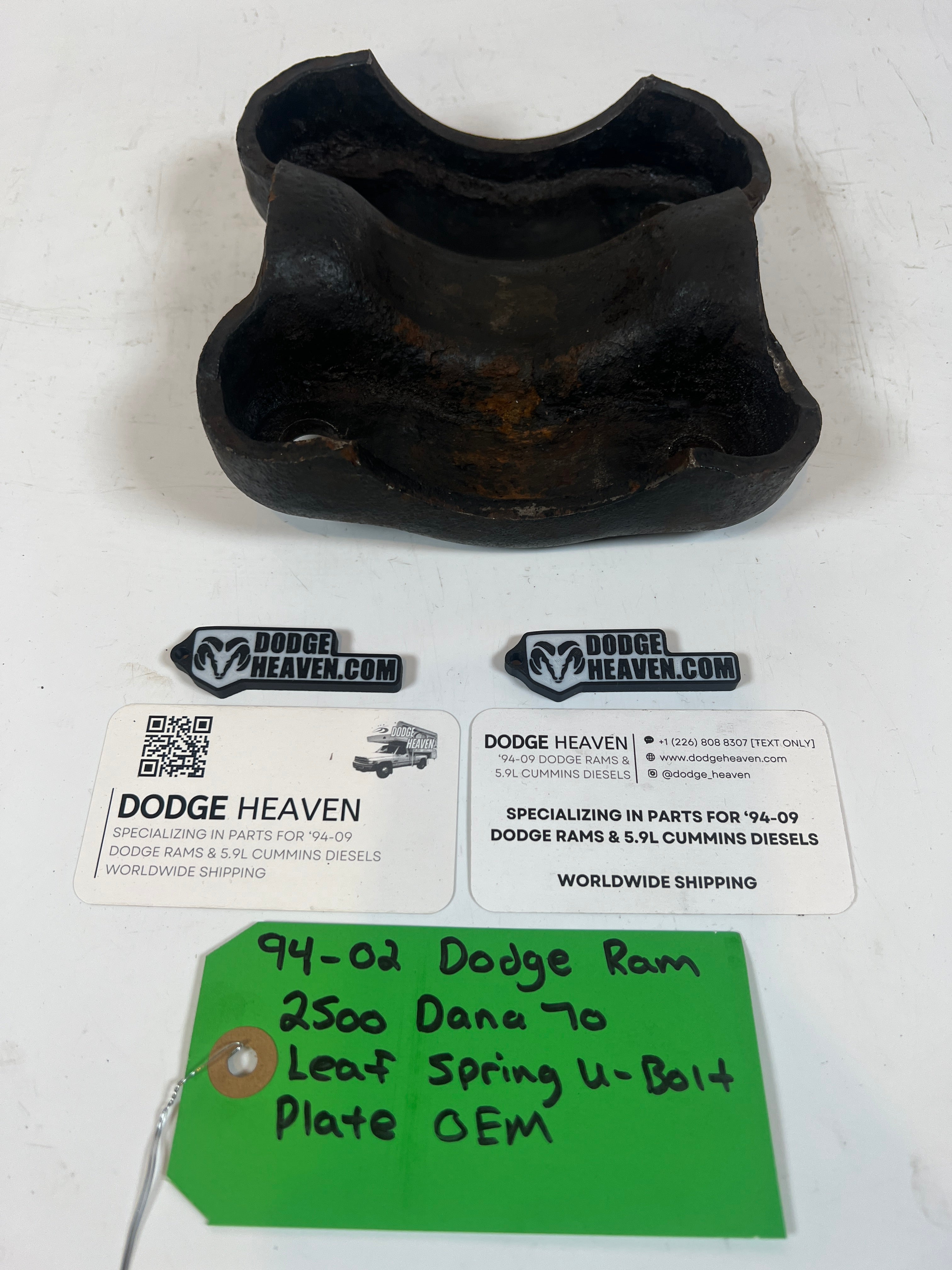 1994-2002 Dodge Ram 2500 Dana 70 Leaf Spring U-Bolt Plate