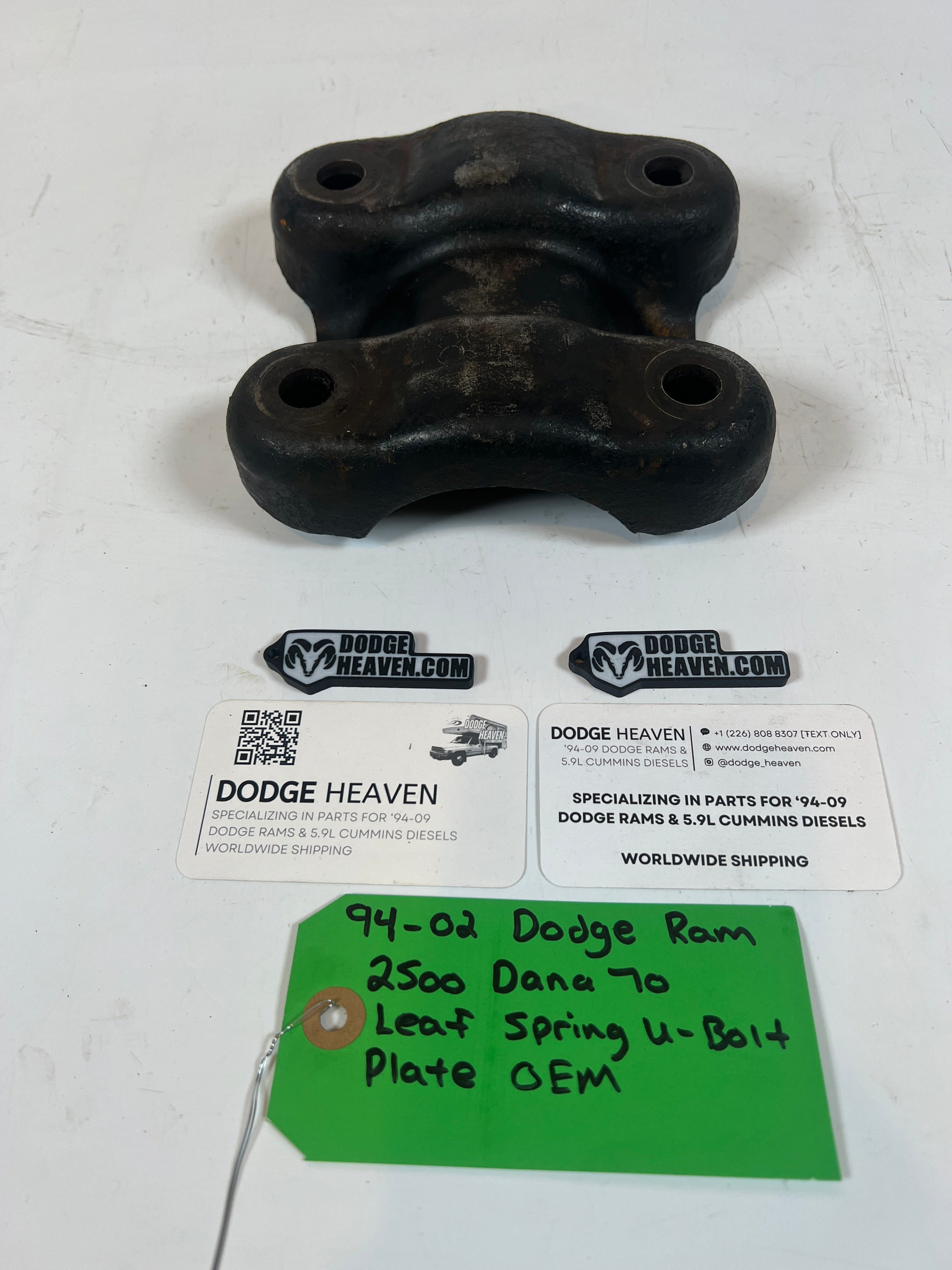 1994-2002 Dodge Ram 2500 Dana 70 Leaf Spring U-Bolt Plate