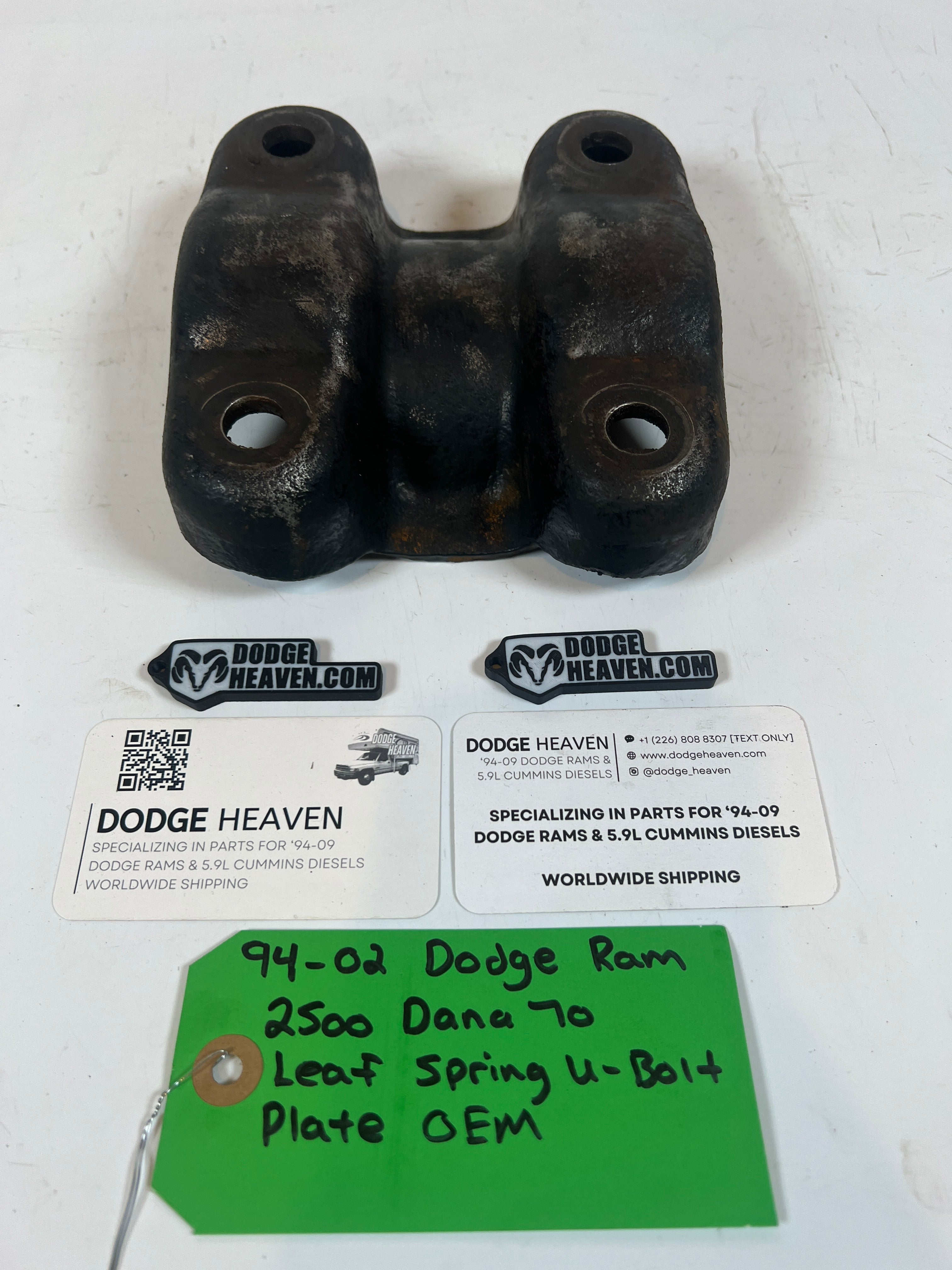 1994-2002 Dodge Ram 2500 Dana 70 Leaf Spring U-Bolt Plate