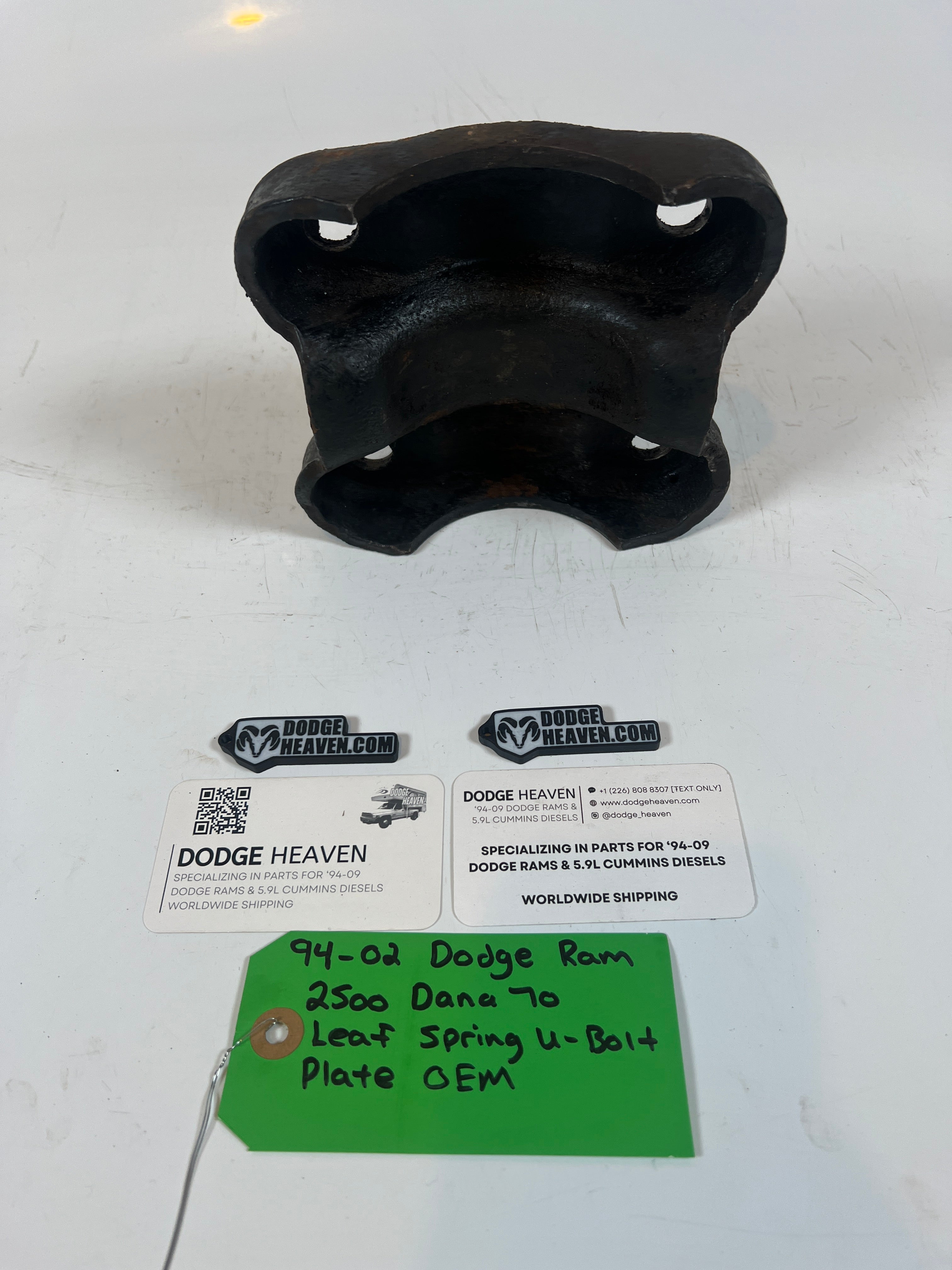 1994-2002 Dodge Ram 2500 Dana 70 Leaf Spring U-Bolt Plate