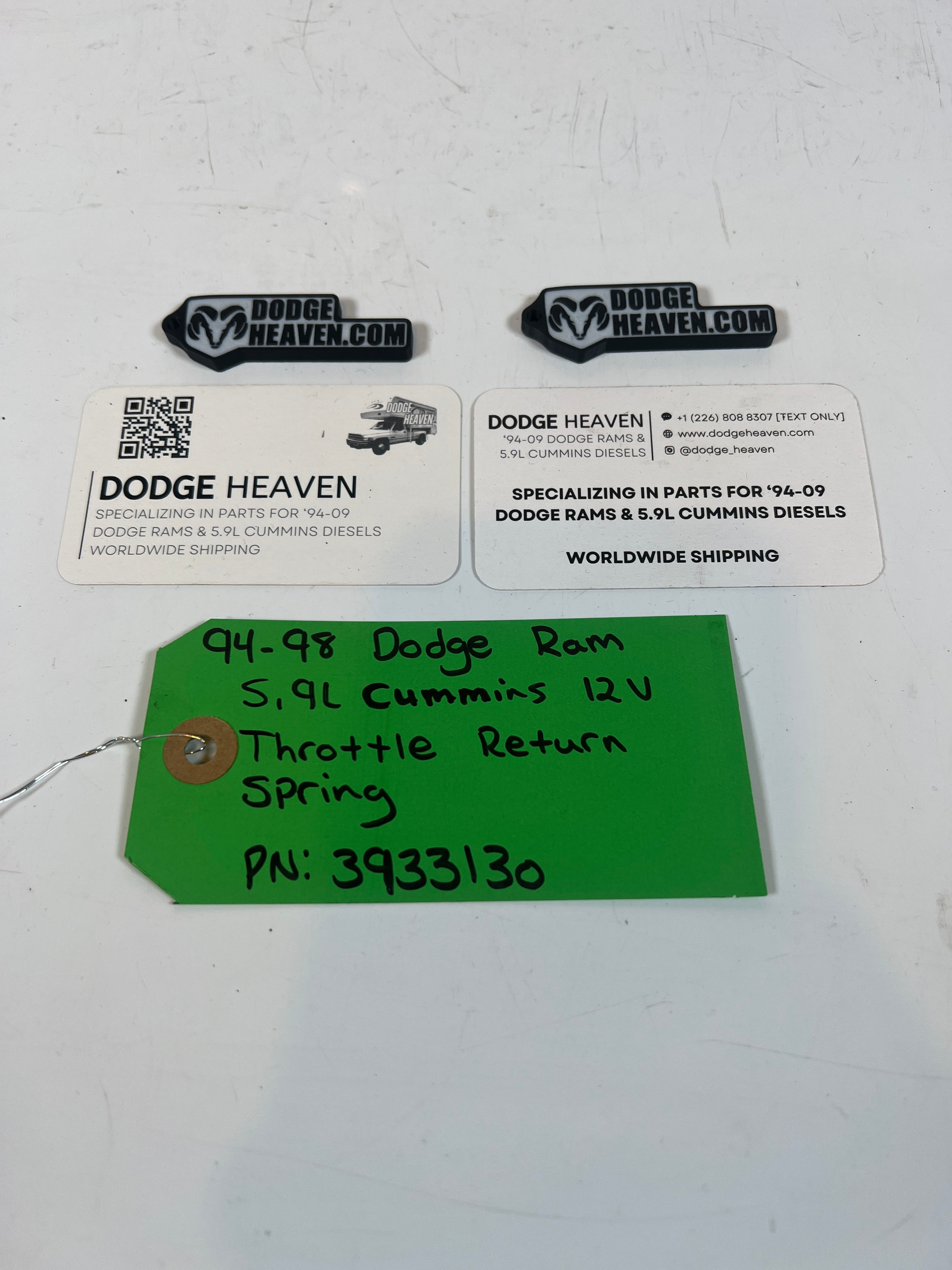 1994-1998 12 Valve 5.9l Cummins P7100 P Pump Throttle Return Spring