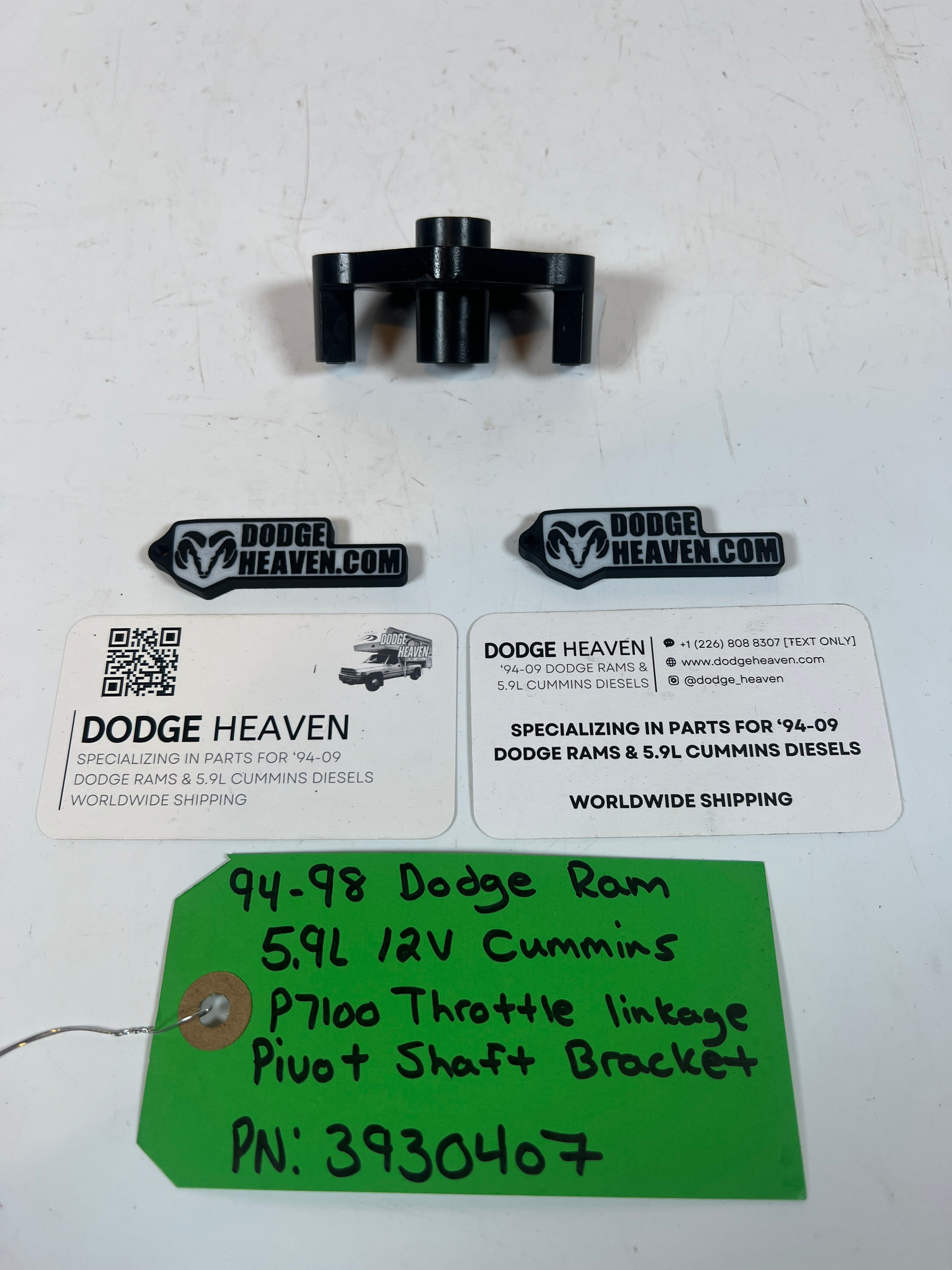 1994-1998 P7100 12 Valve 5.9L Throttle Linkage Pivot Shaft Backet