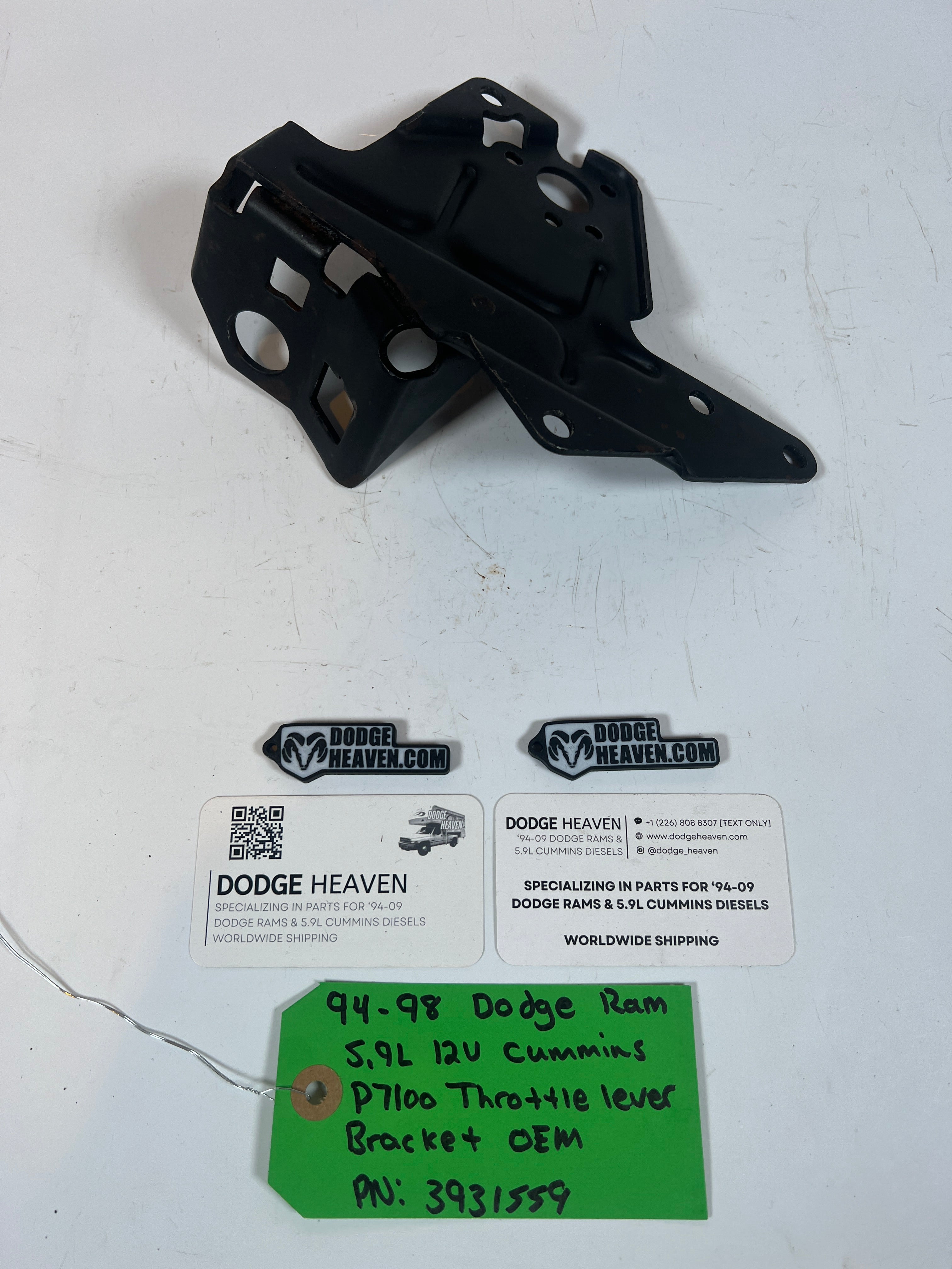 1994-1998 Dodge Ram 12V 5.9L Cummins P7100 Throttle lever Bracket