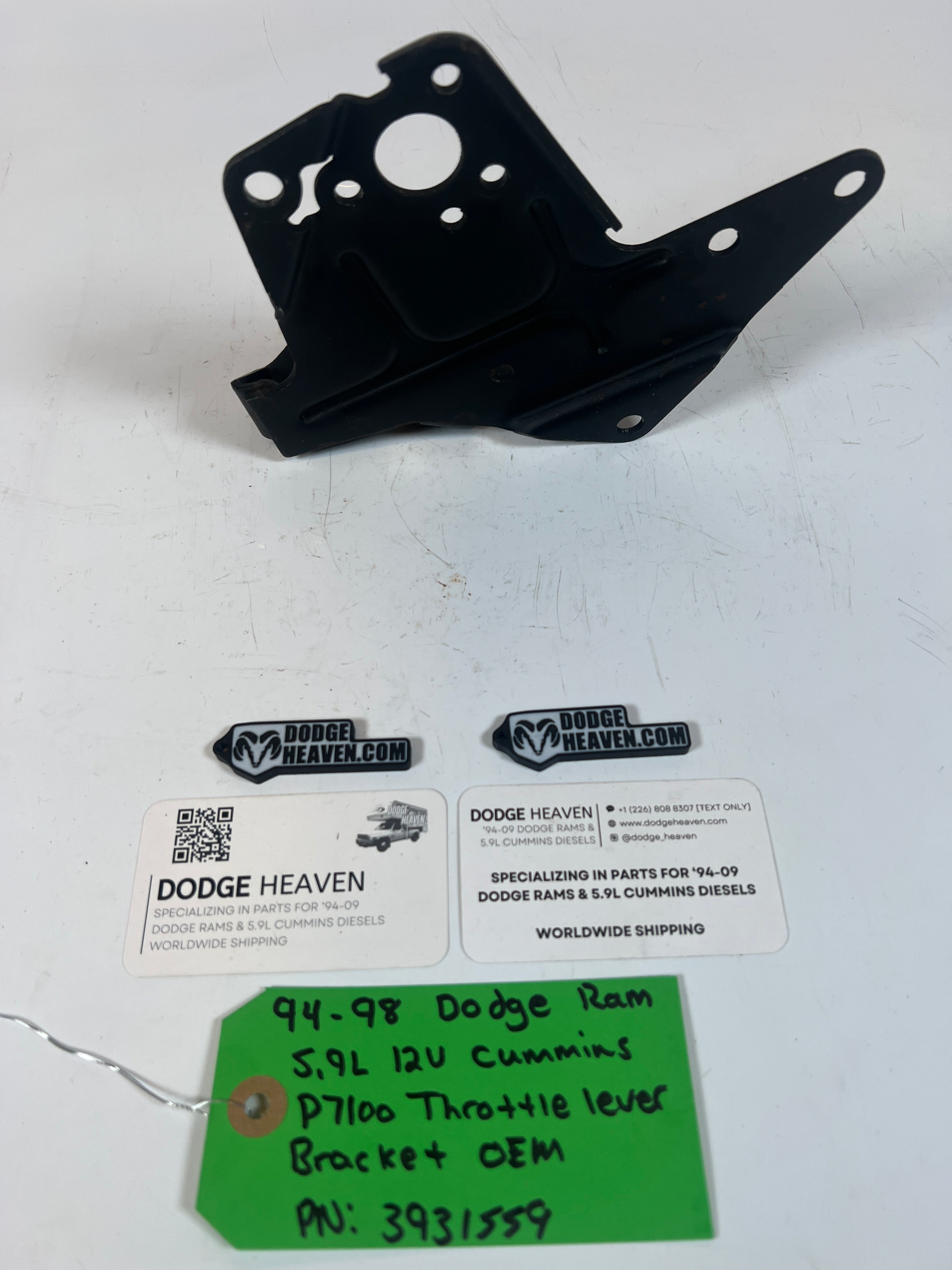 1994-1998 Dodge Ram 12V 5.9L Cummins P7100 Throttle lever Bracket