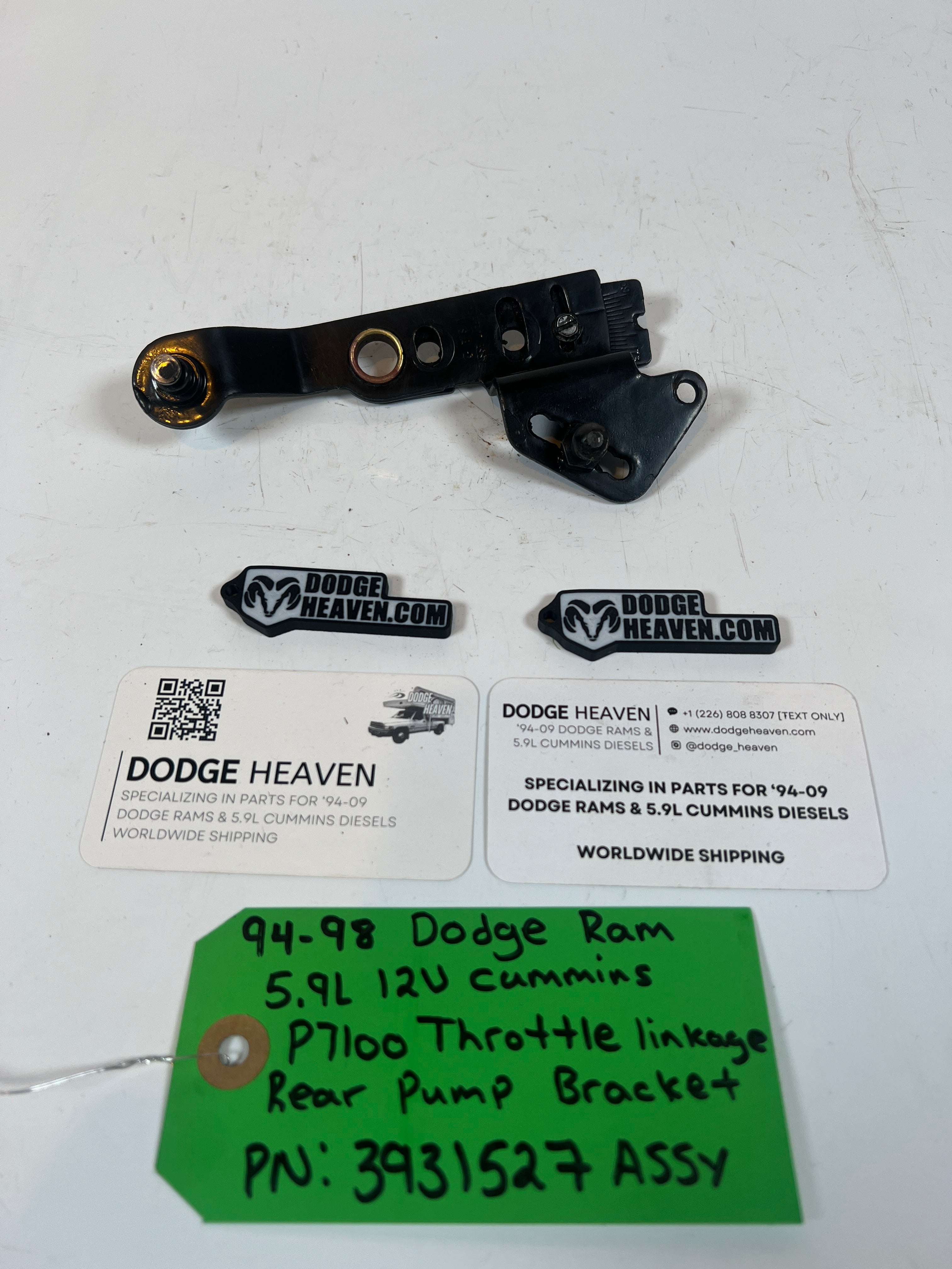 1994-1998 Dodge Ram Cummins P7100 Throttle Linkage Rear Pump Bracket