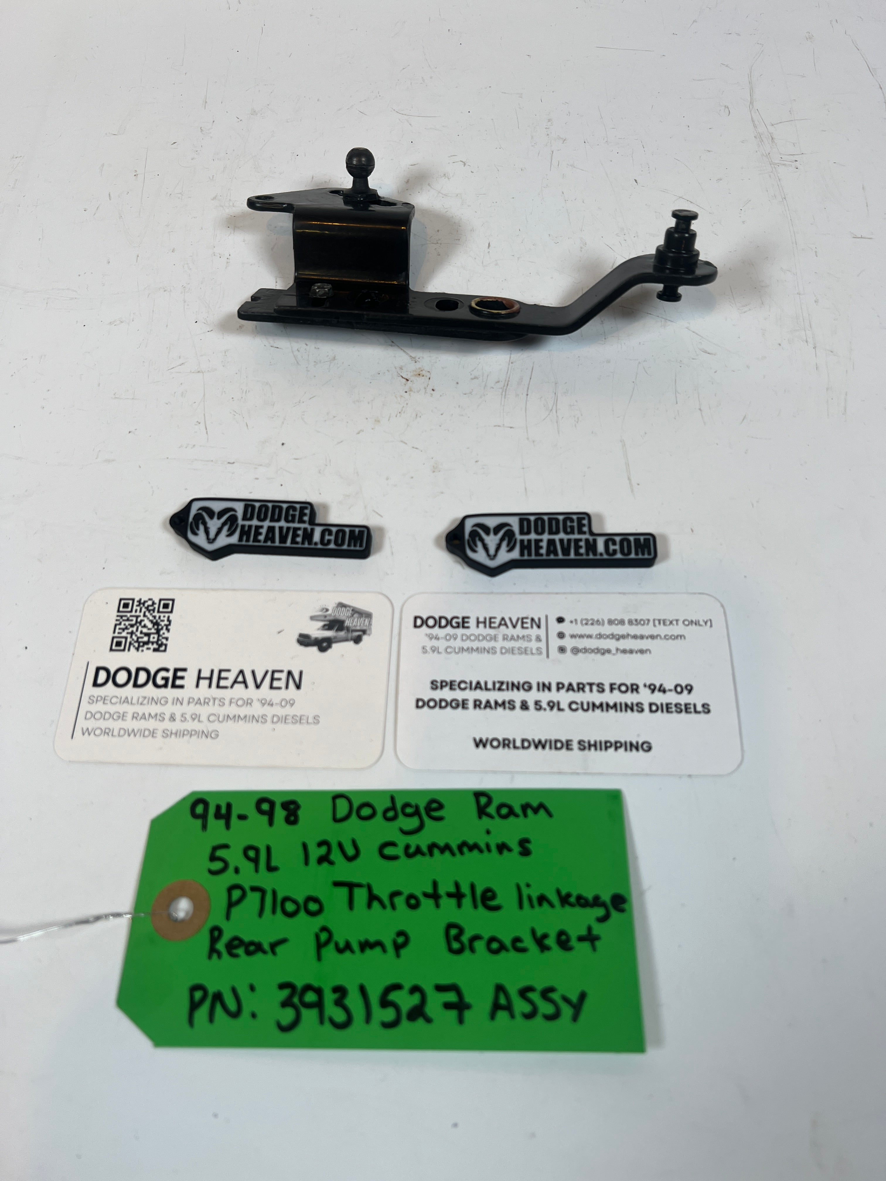 1994-1998 Dodge Ram Cummins P7100 Throttle Linkage Rear Pump Bracket