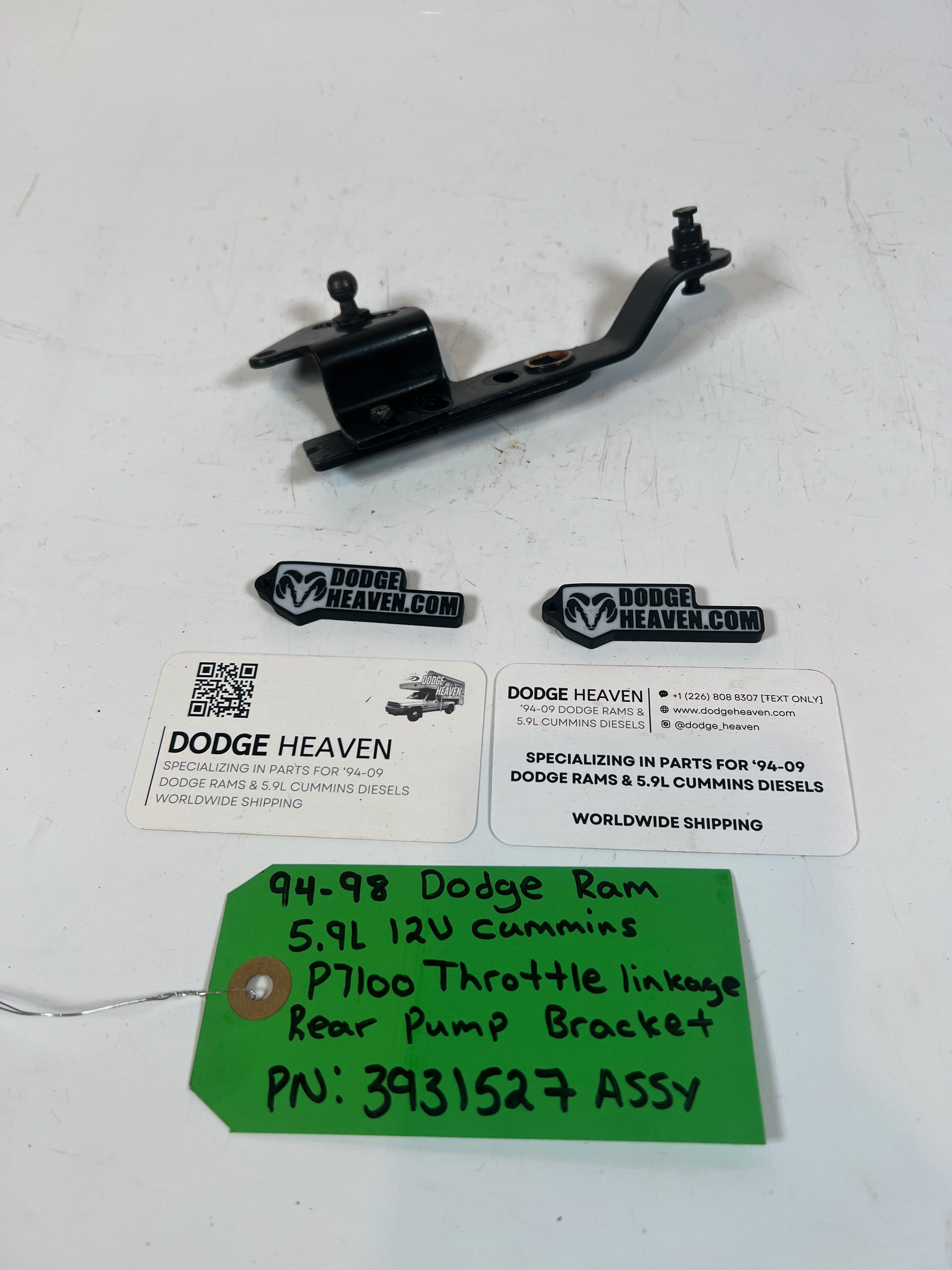 1994-1998 Dodge Ram Cummins P7100 Throttle Linkage Rear Pump Bracket