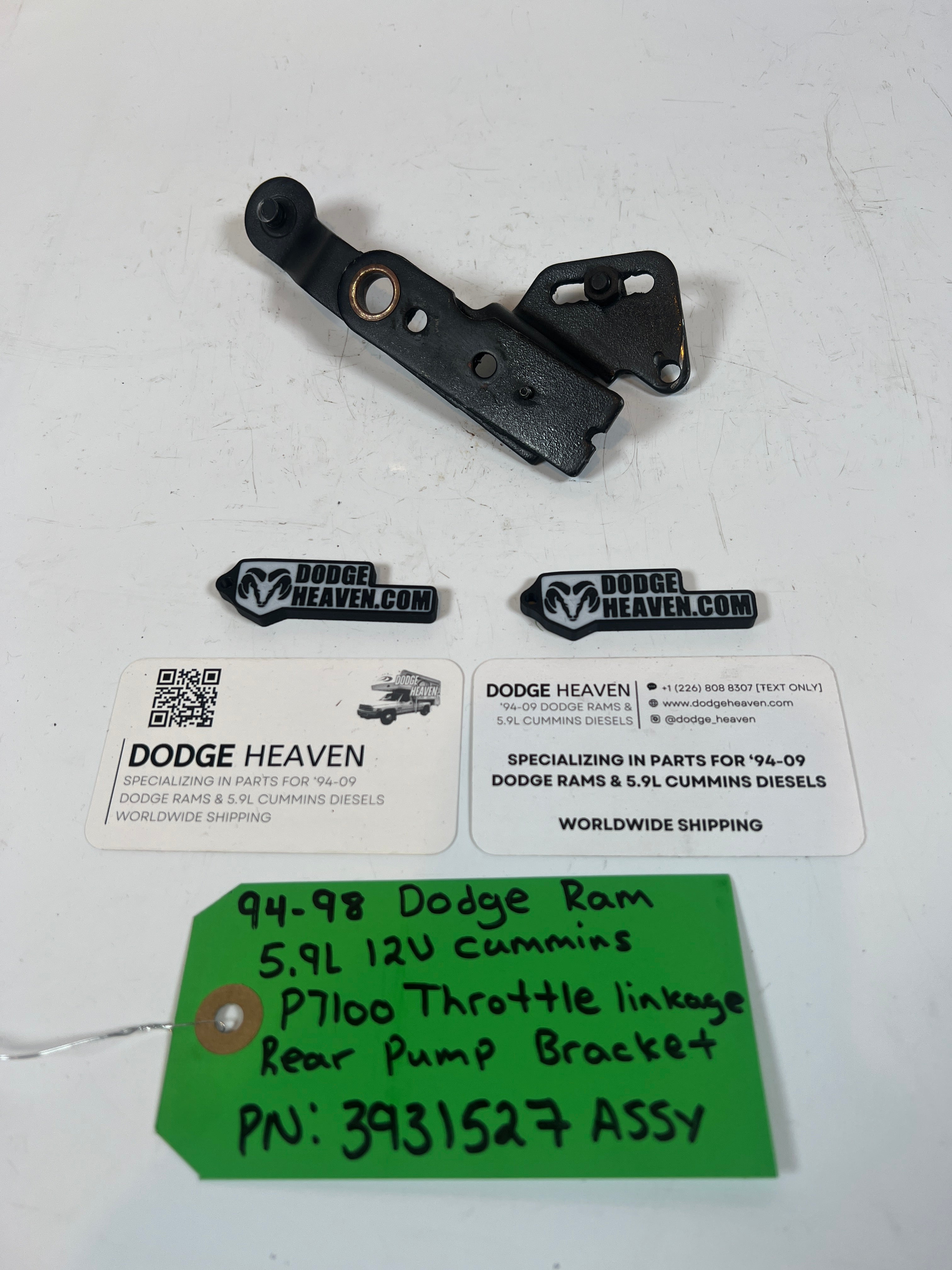 1994-1998 Dodge Ram Cummins P7100 Throttle Linkage Rear Pump Bracket