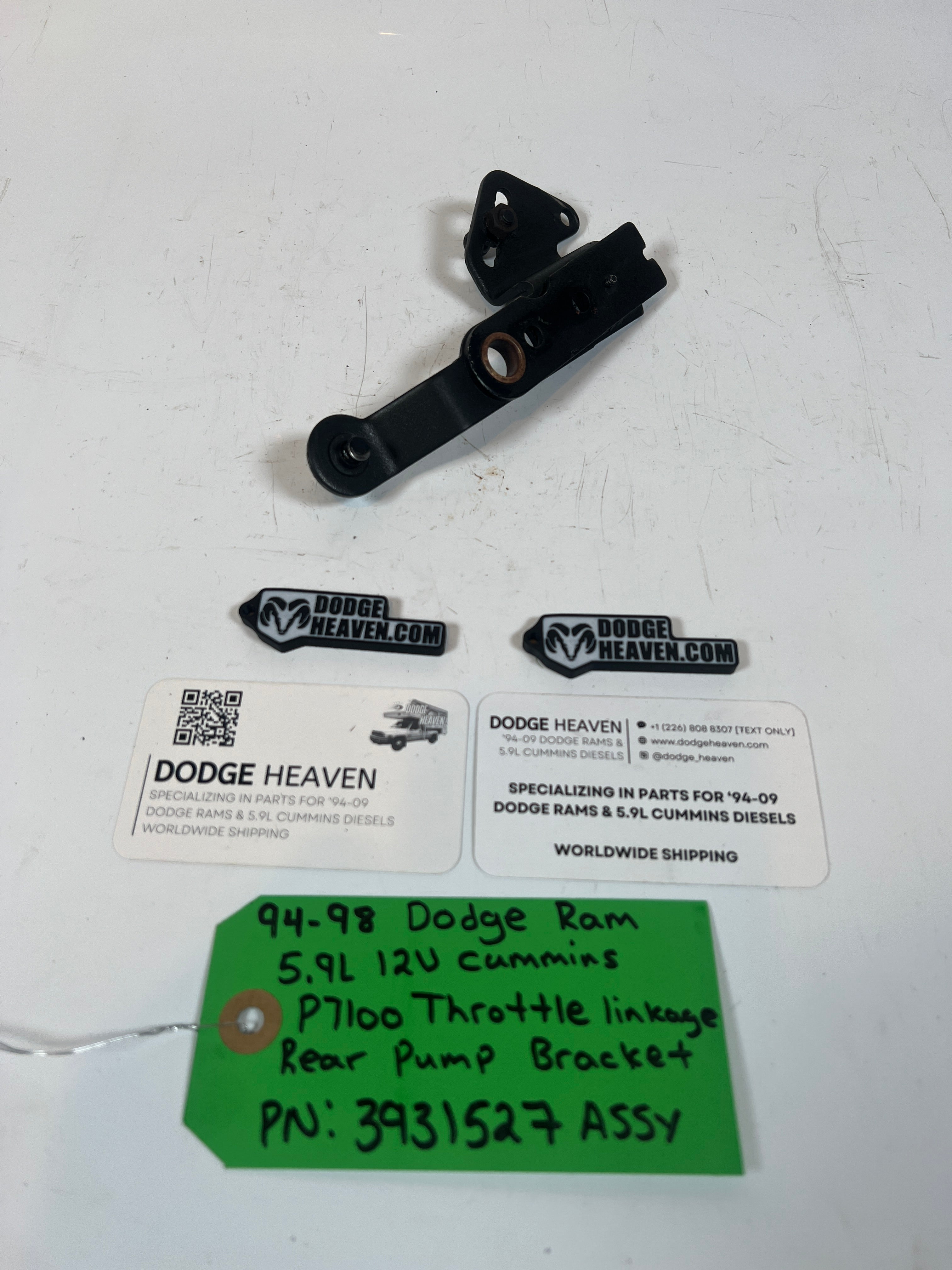 1994-1998 Dodge Ram Cummins P7100 Throttle Linkage Rear Pump Bracket
