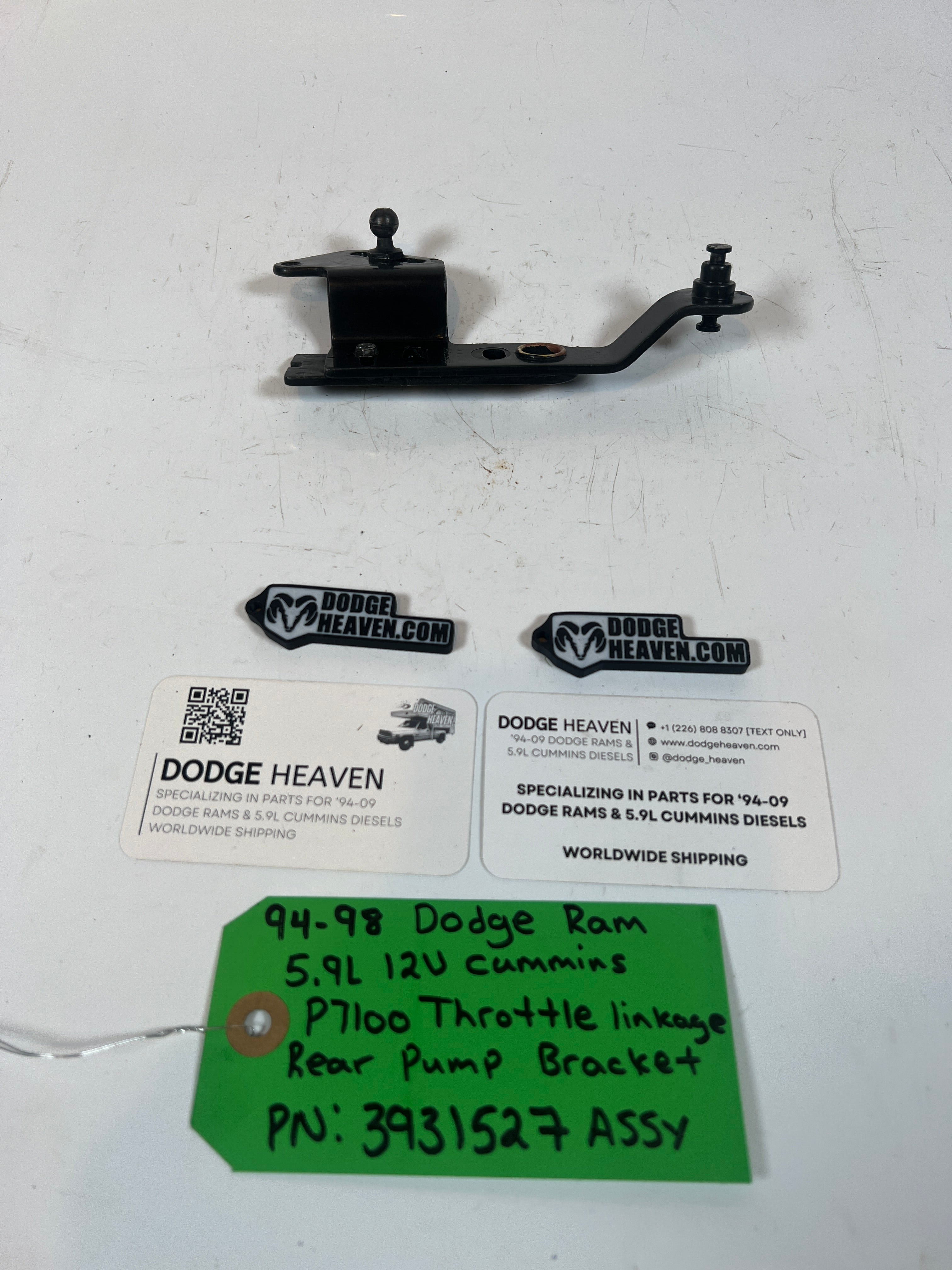 1994-1998 Dodge Ram Cummins P7100 Throttle Linkage Rear Pump Bracket