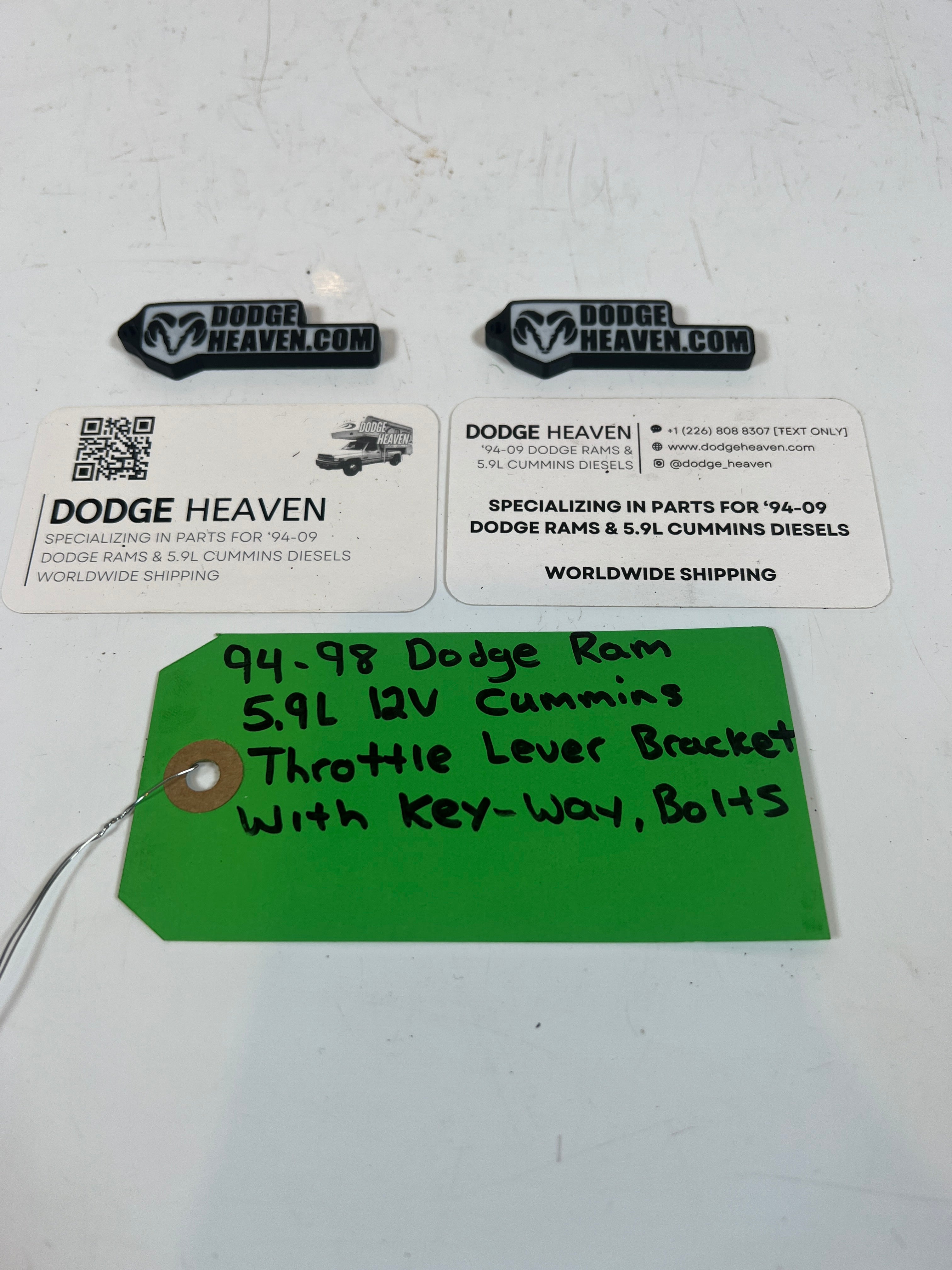 1994-1998 Dodge Ram 12V 5.9L Cummins P7100 Throttle Lever Bracket