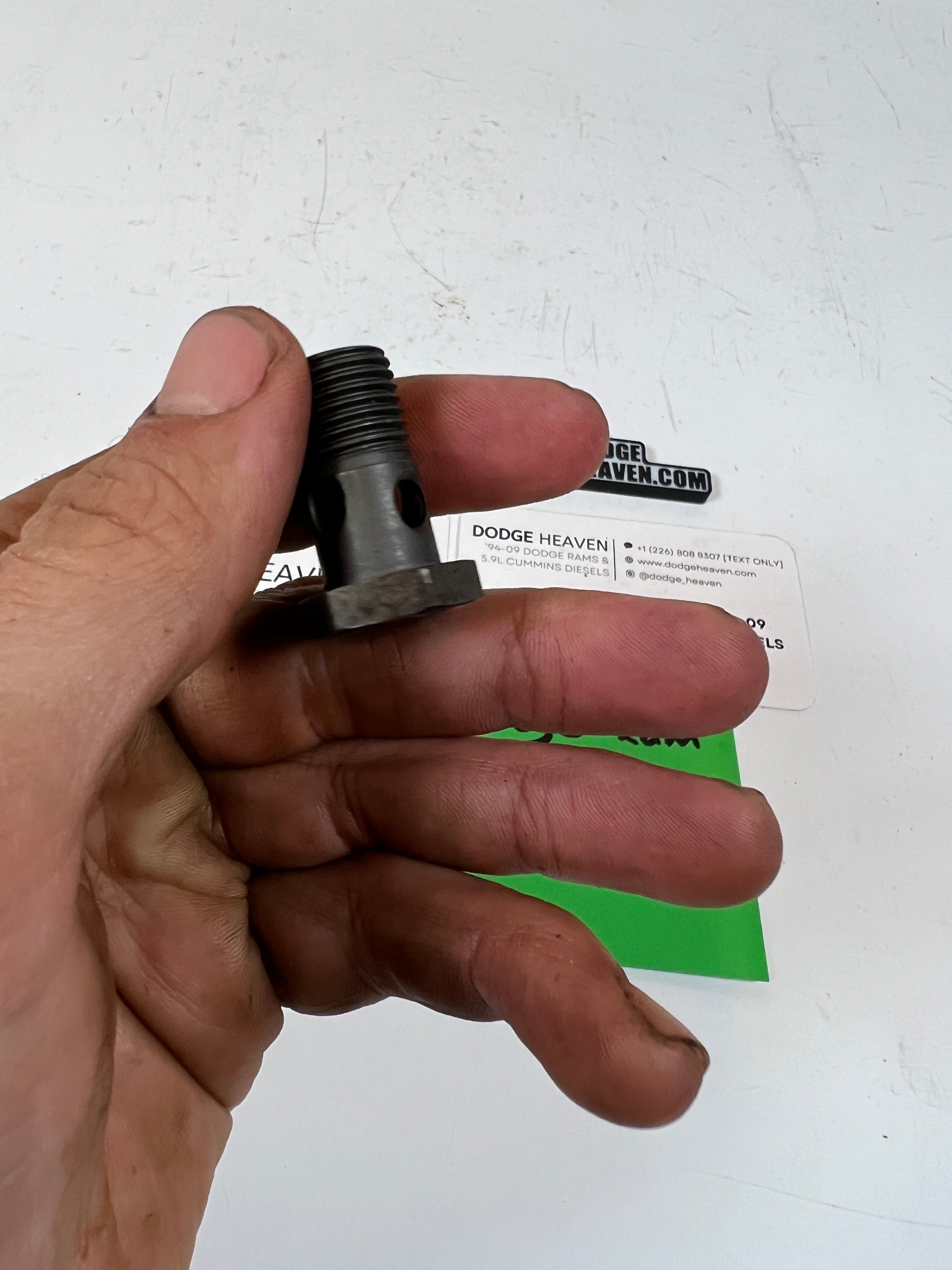 1994-1998 Dodge Ram p7100 5.9l 12 Valve Cummins Fuel Inlet Banjo Bolt