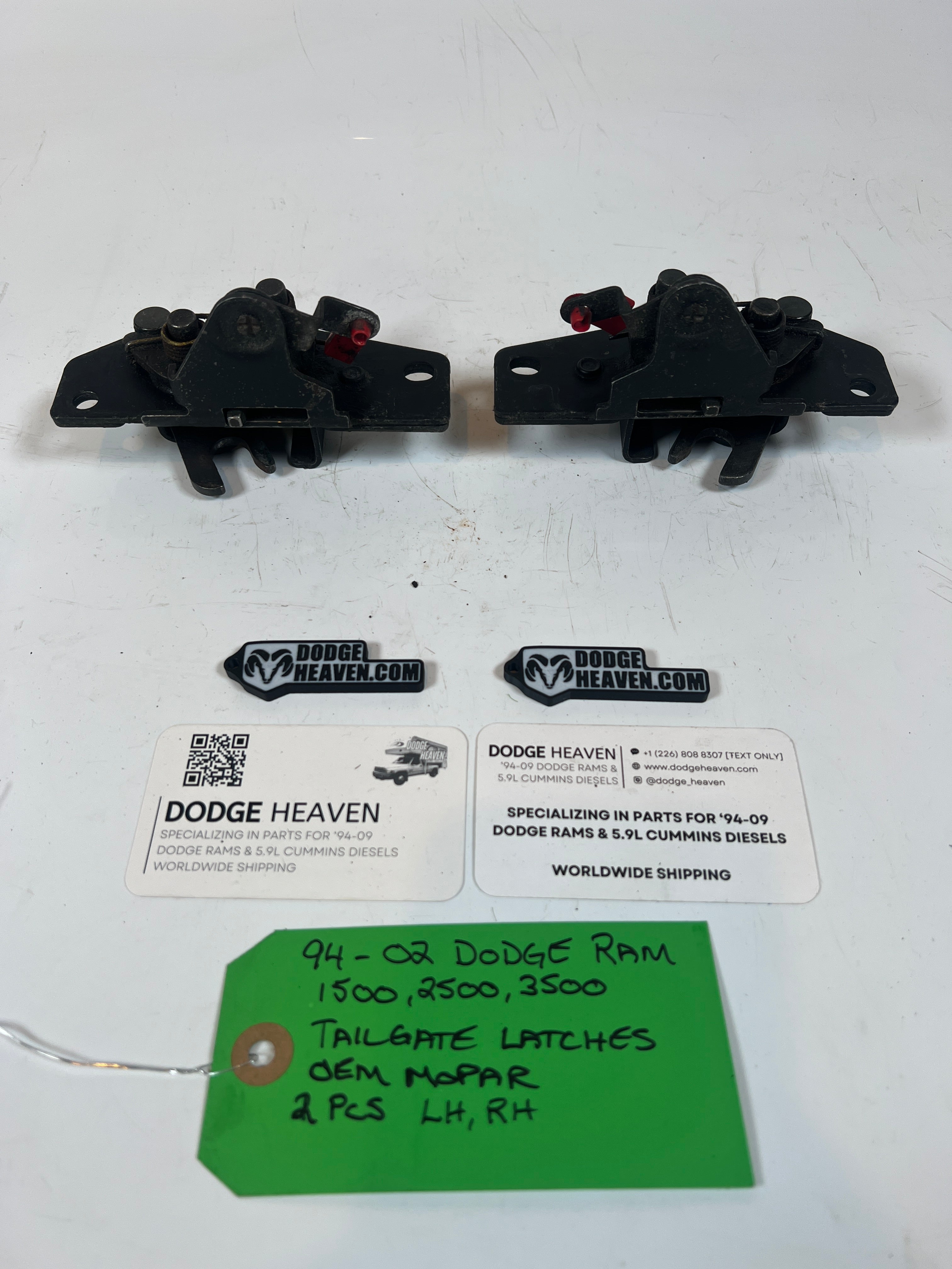 1994-2002 Dodge Ram 1500 2500 3500 Driver / Passenger Tailgate Latch Pair