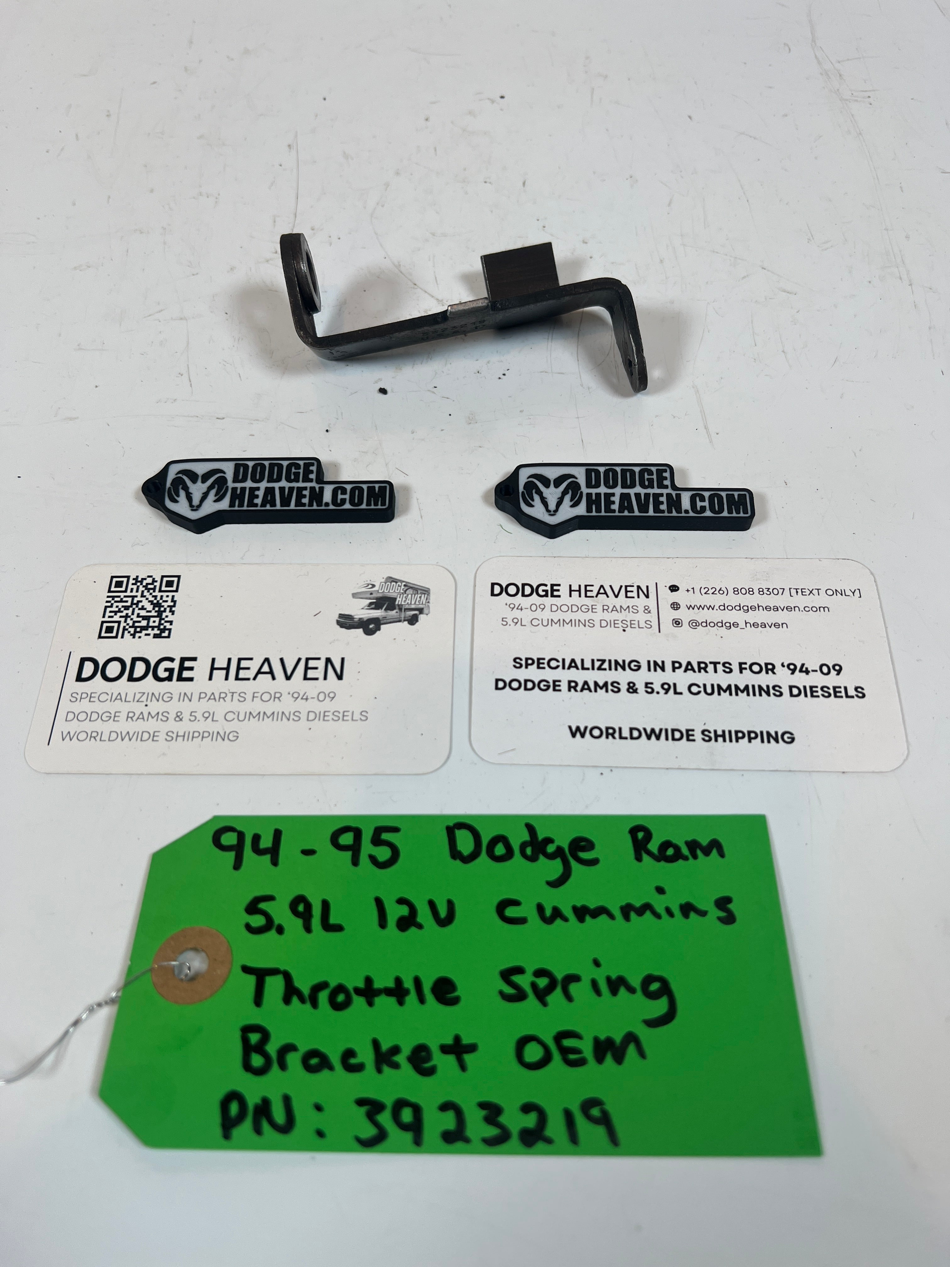 1994-1998 Dodge Ram 5.9L 12V Cummins Throttle Spring Bracket