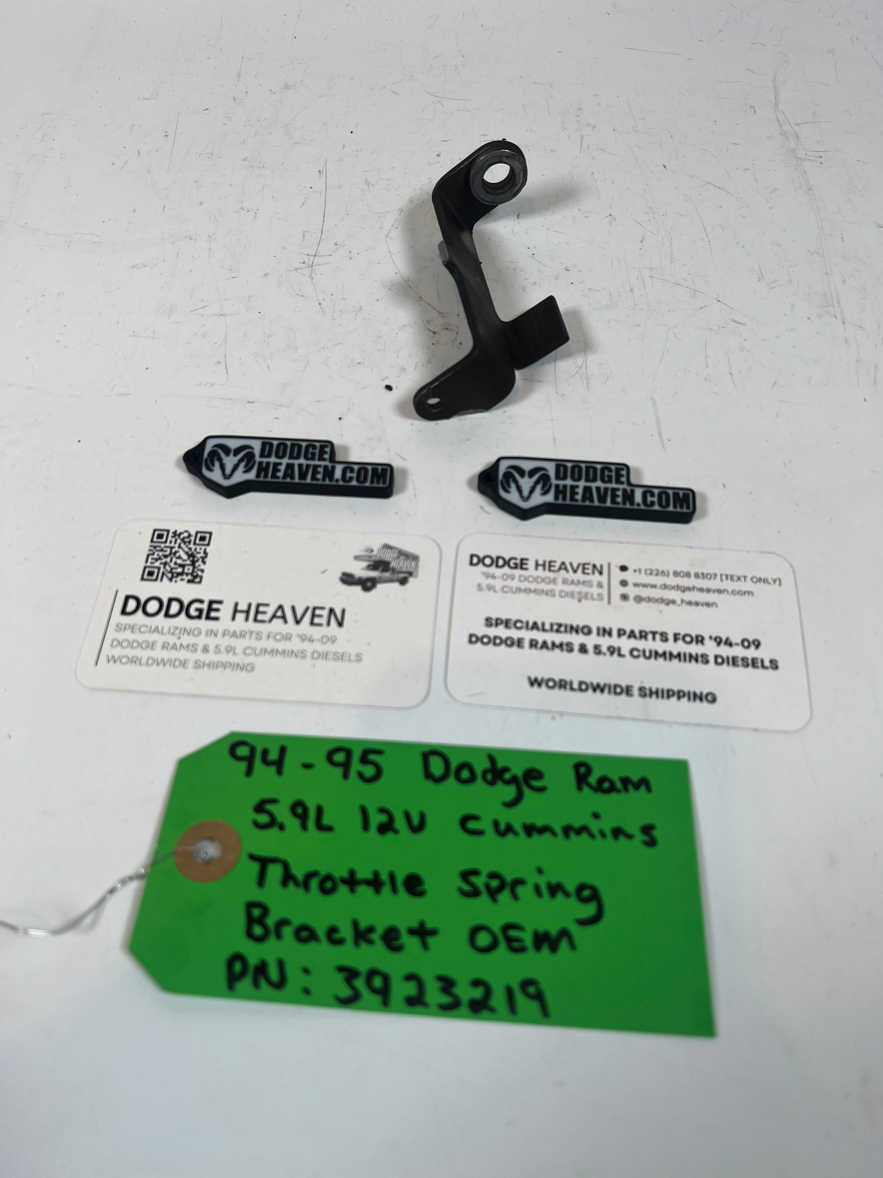 1994-1998 Dodge Ram 5.9L 12V Cummins Throttle Spring Bracket
