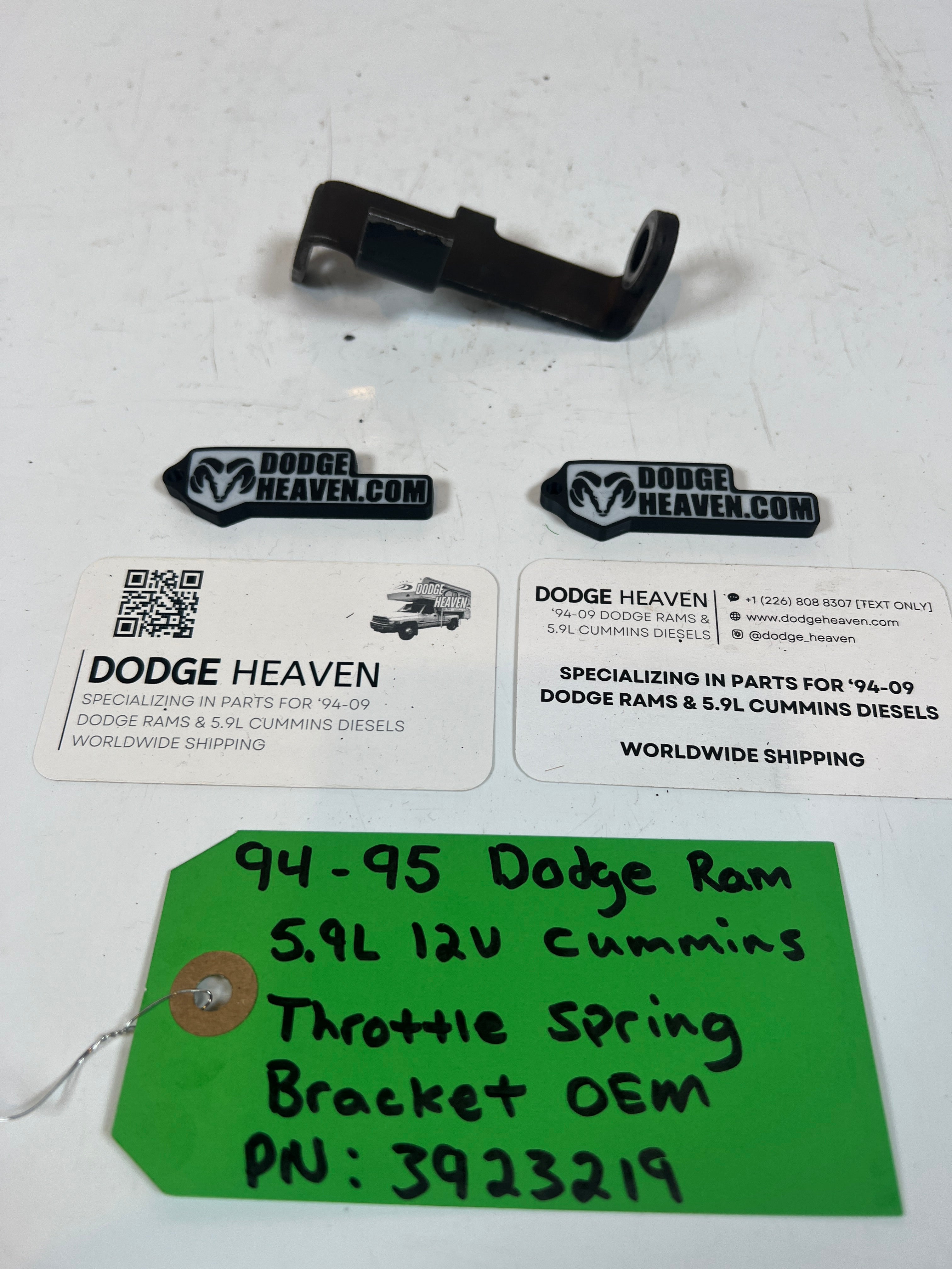 1994-1998 Dodge Ram 5.9L 12V Cummins Throttle Spring Bracket