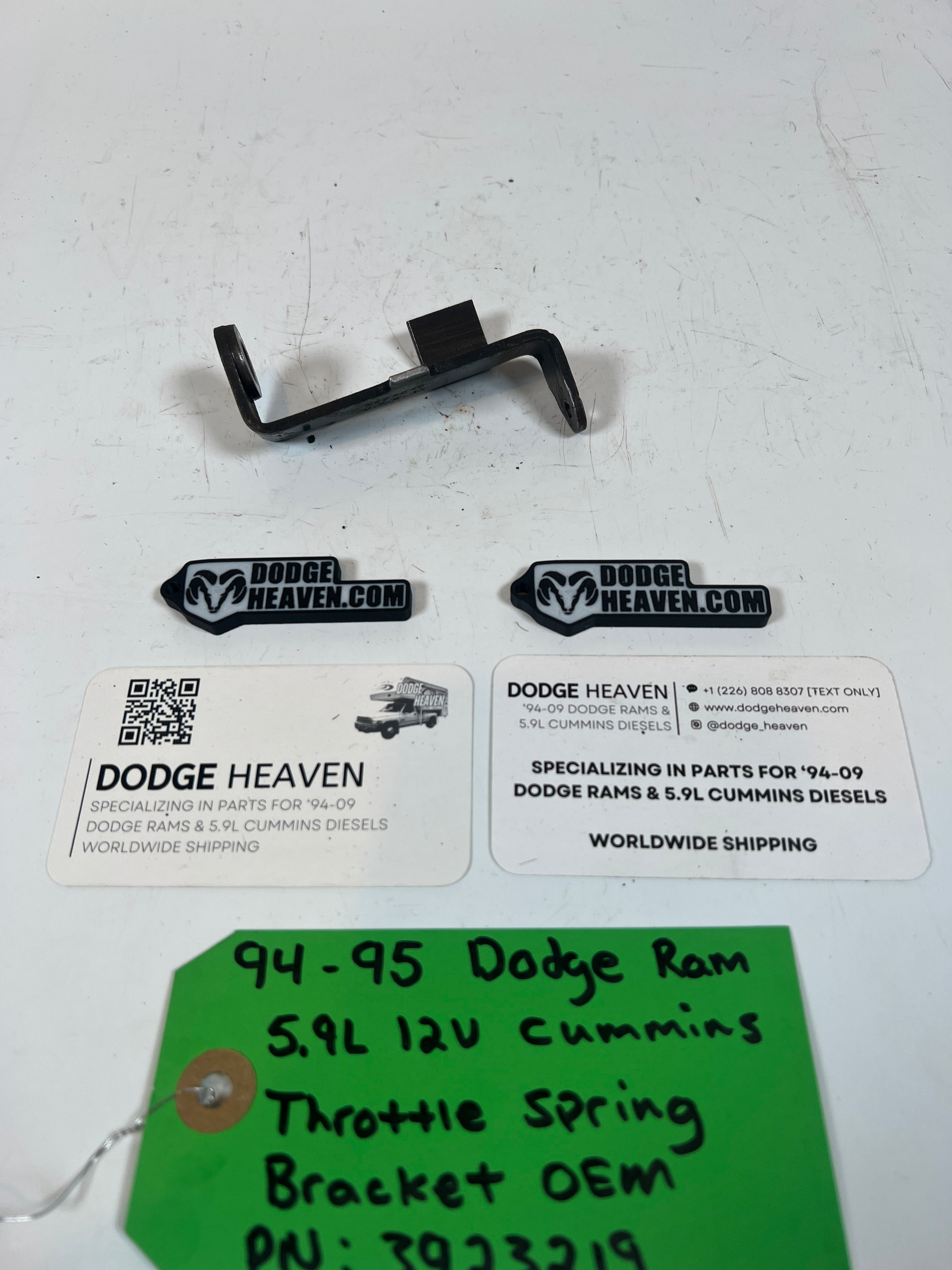 1994-1998 Dodge Ram 5.9L 12V Cummins Throttle Spring Bracket