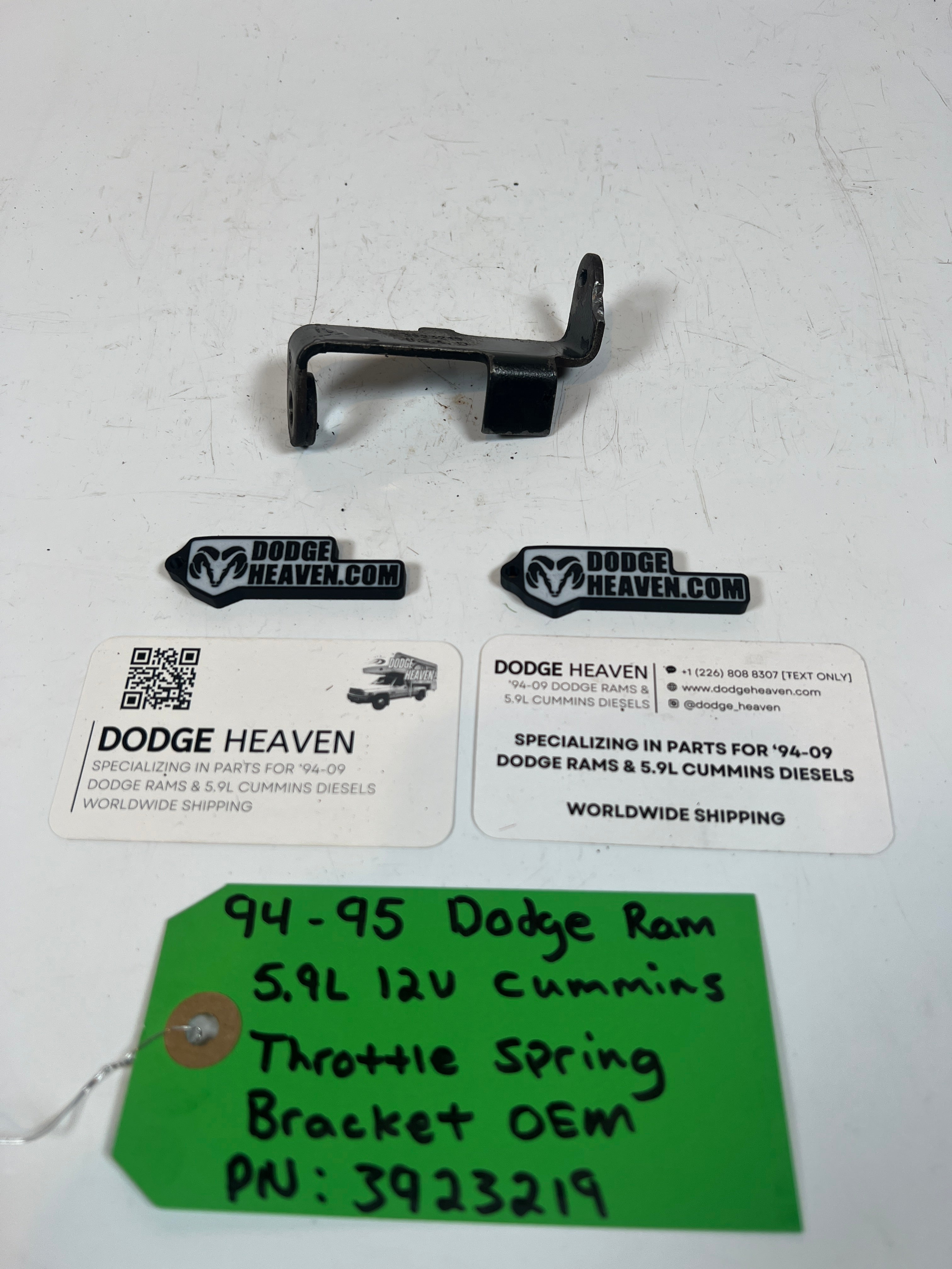 1994-1998 Dodge Ram 5.9L 12V Cummins Throttle Spring Bracket