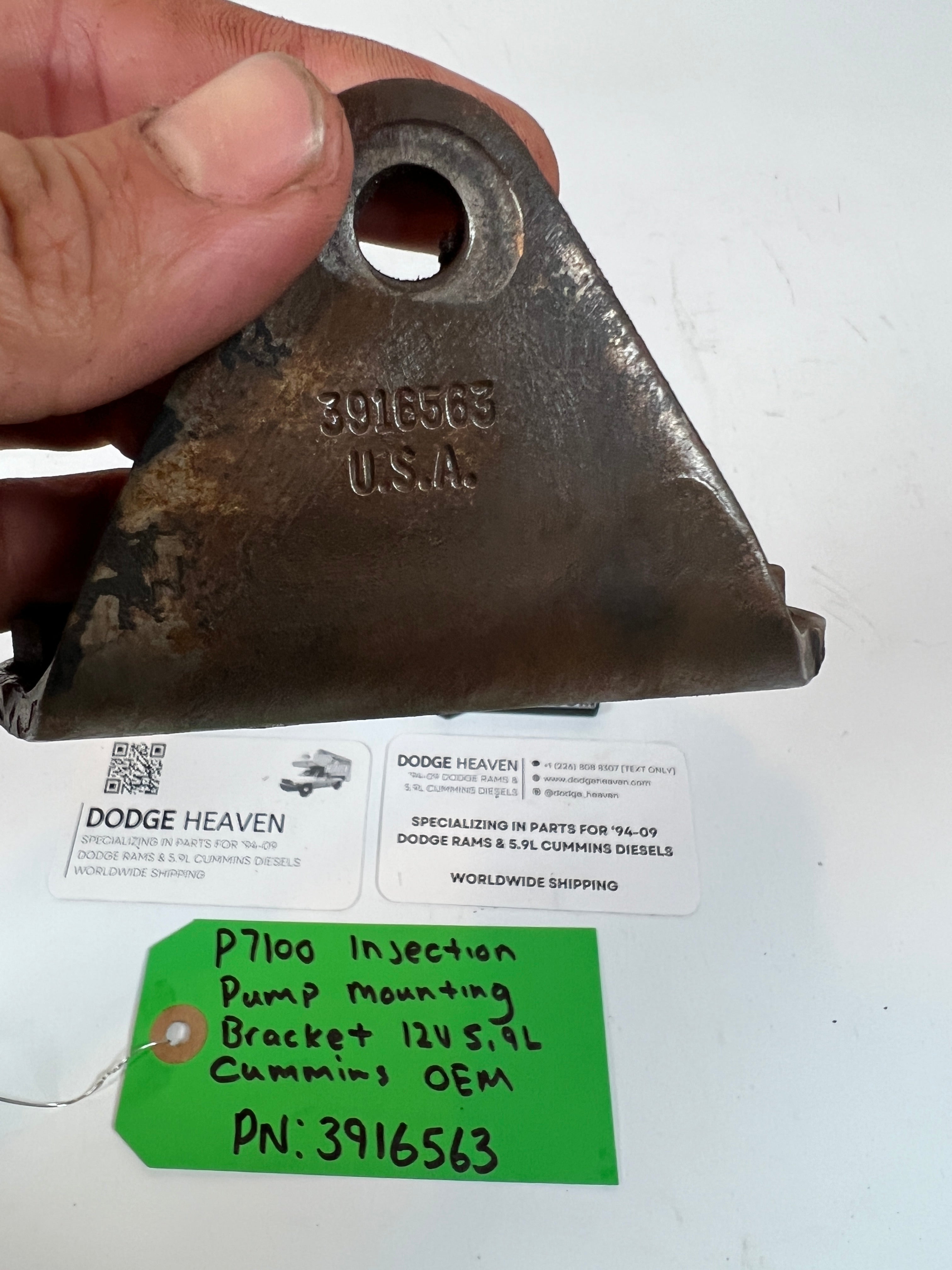 1994-1998 OEM Bosch p7100 P Pump Mounting Bracket 12V 5.9L Cummins