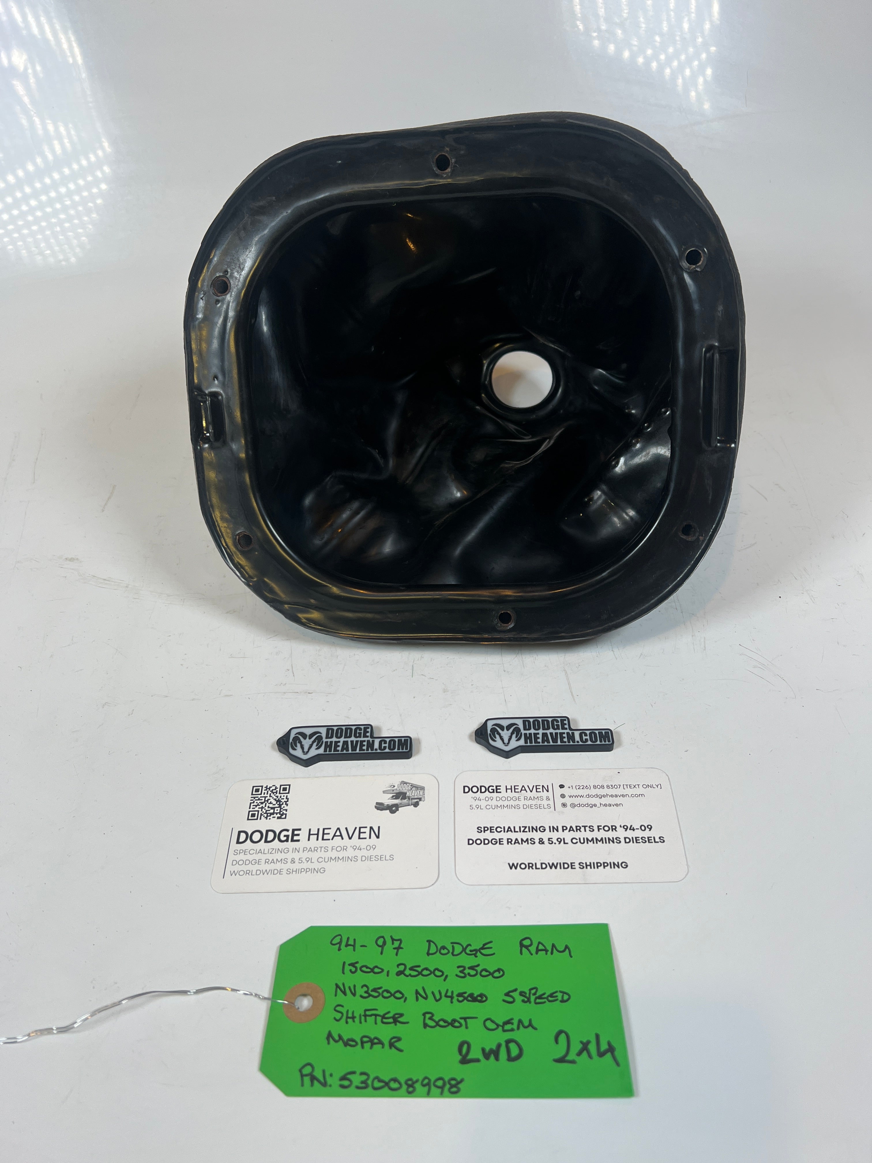 1994-1997 Dodge Ram 1500-2500 Manual 5 Speed Shifter Boot 2WD