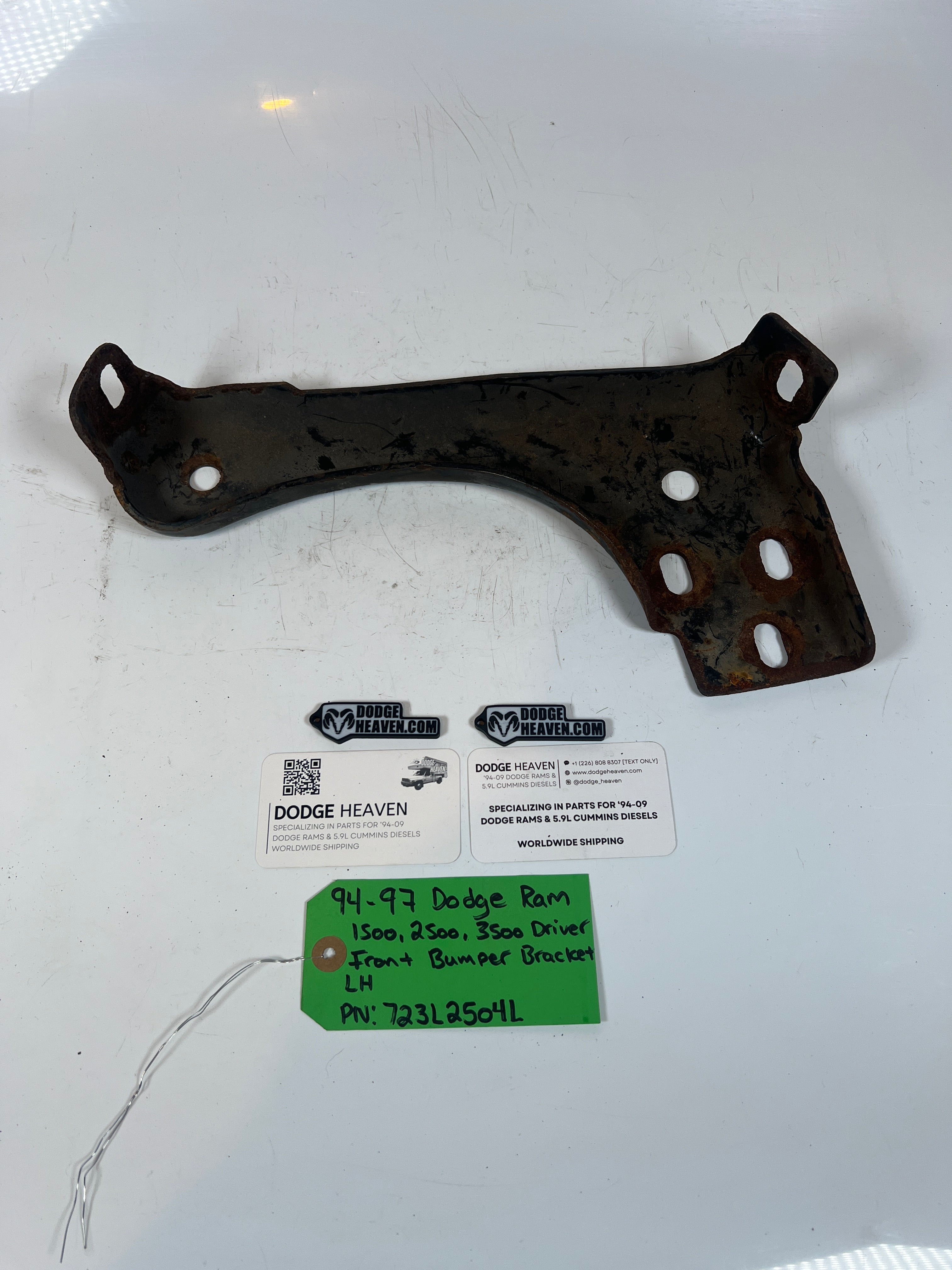 1994-1996 Dodge Ram 1500-3500 Front Bumper Bracket Driver Side LH