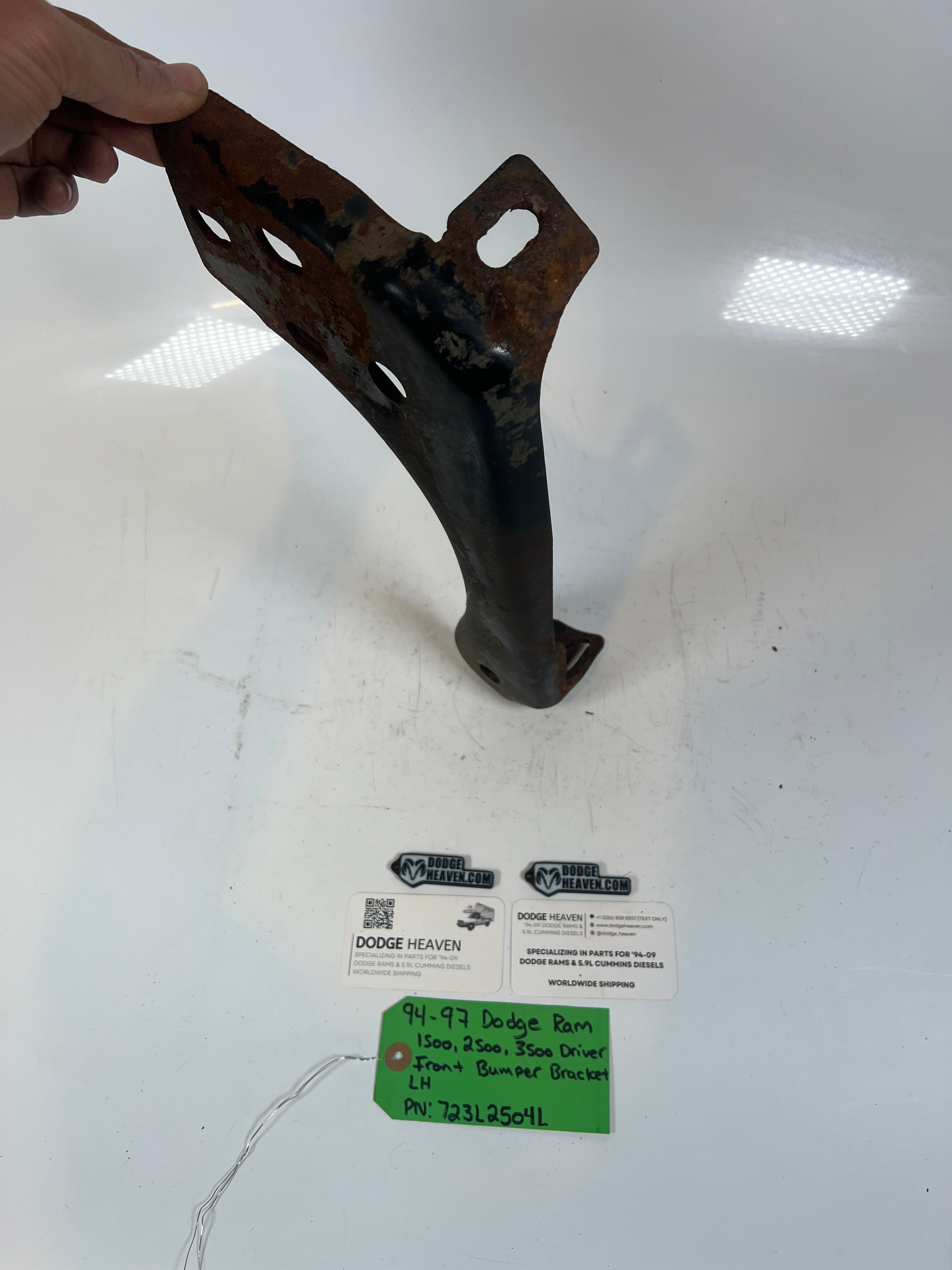 1994-1996 Dodge Ram 1500-3500 Front Bumper Bracket Driver Side LH