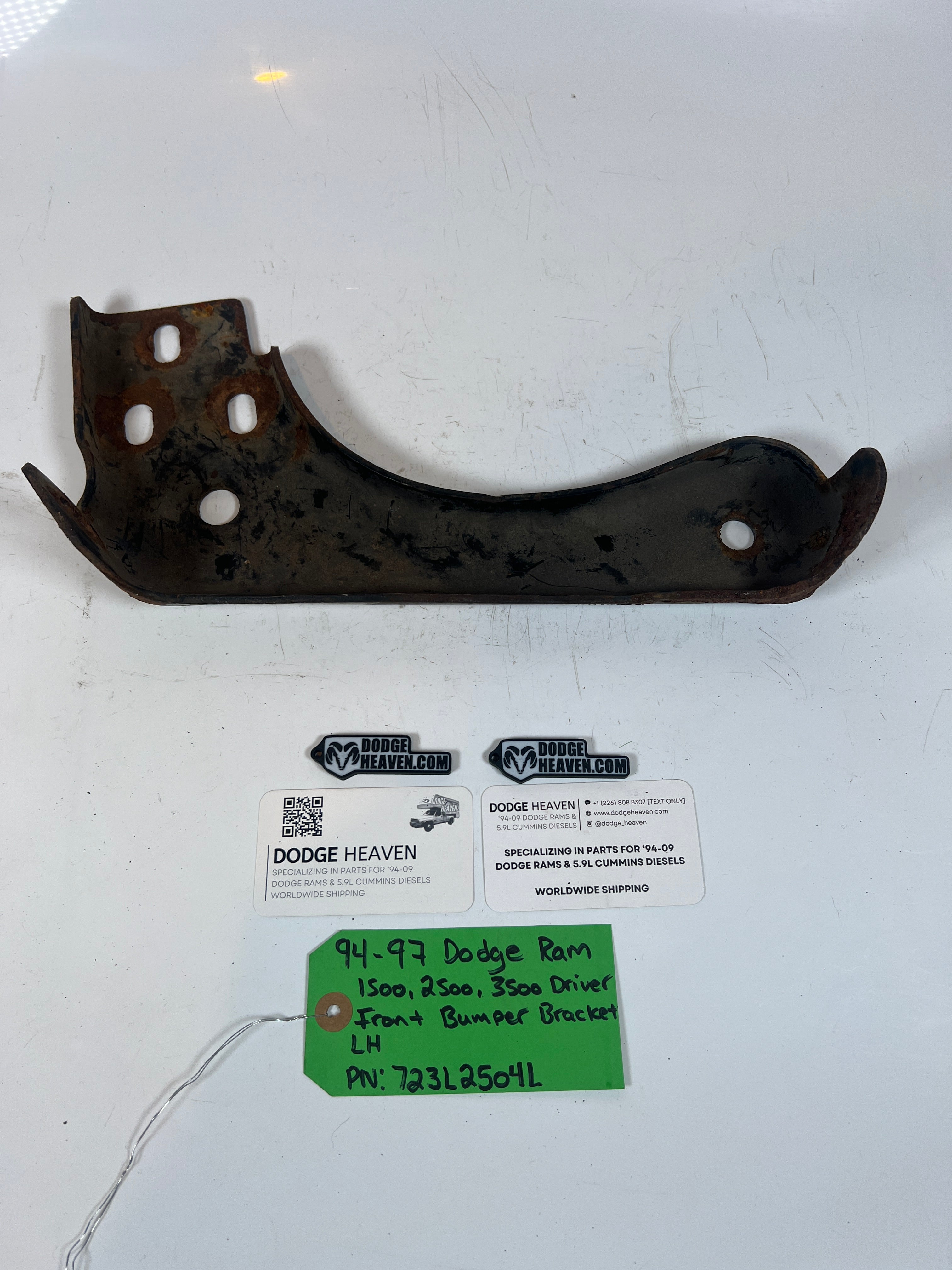 1994-1996 Dodge Ram 1500-3500 Front Bumper Bracket Driver Side LH
