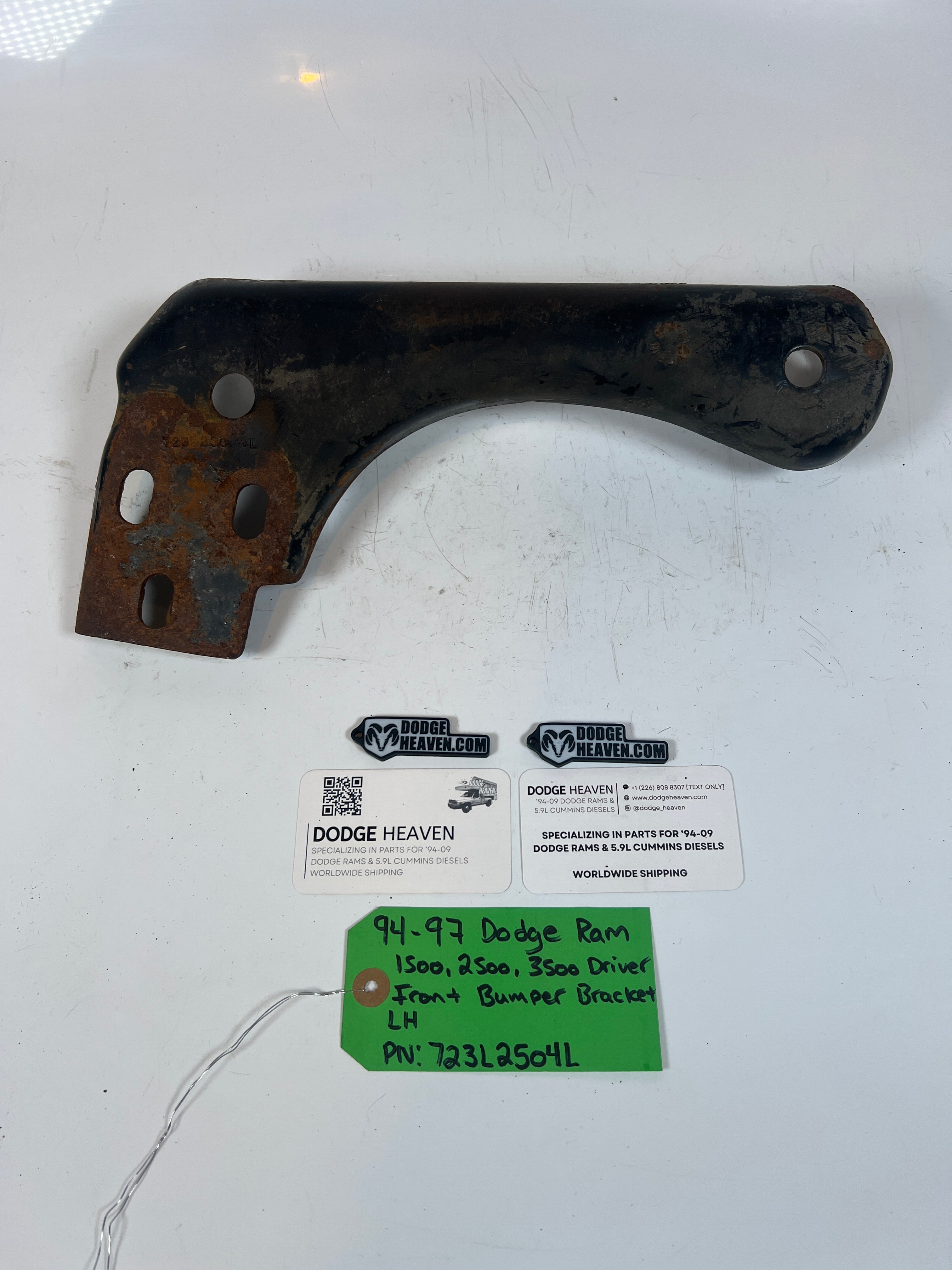 1994-1996 Dodge Ram 1500-3500 Front Bumper Bracket Driver Side LH