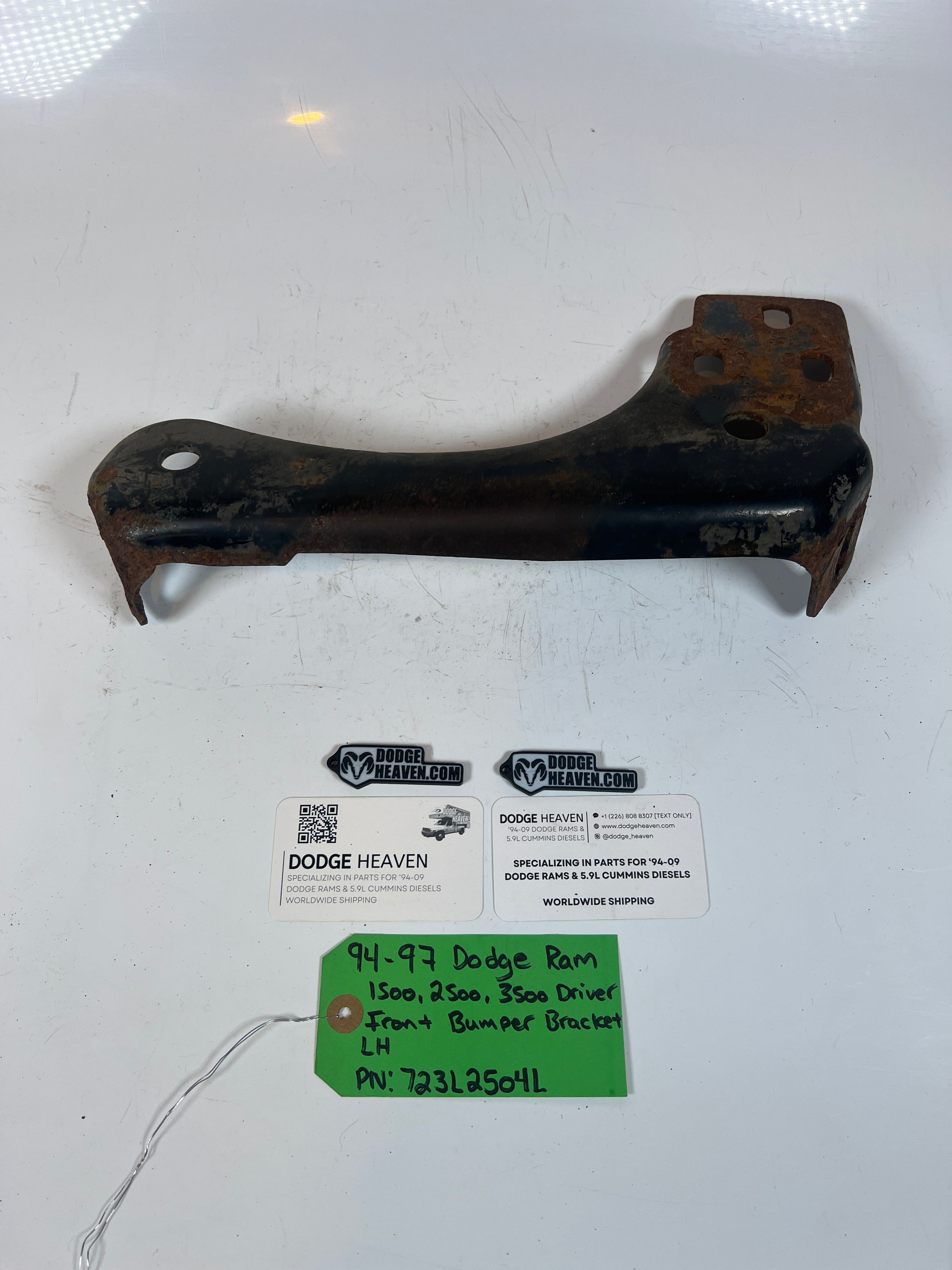 1994-1996 Dodge Ram 1500-3500 Front Bumper Bracket Driver Side LH