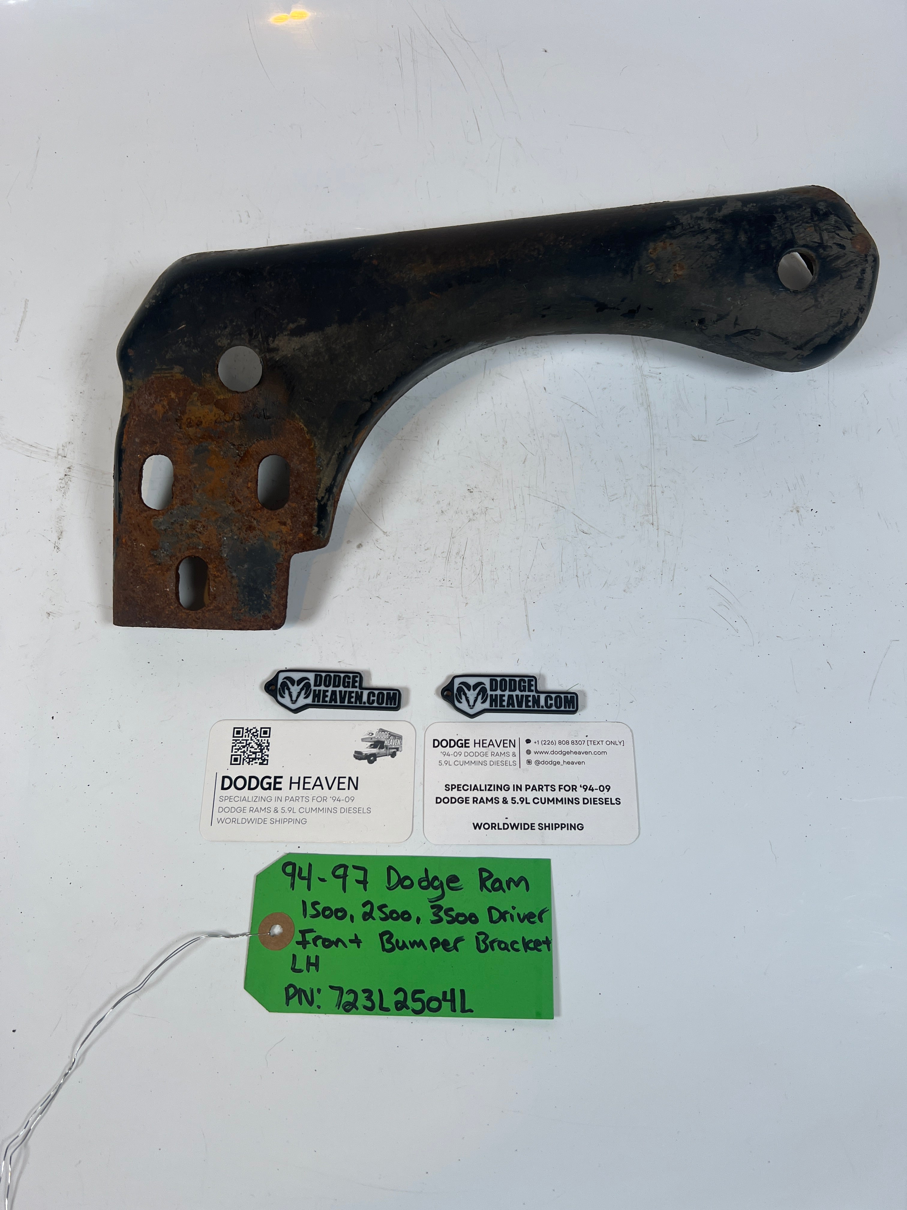 1994-1996 Dodge Ram 1500-3500 Front Bumper Bracket Driver Side LH