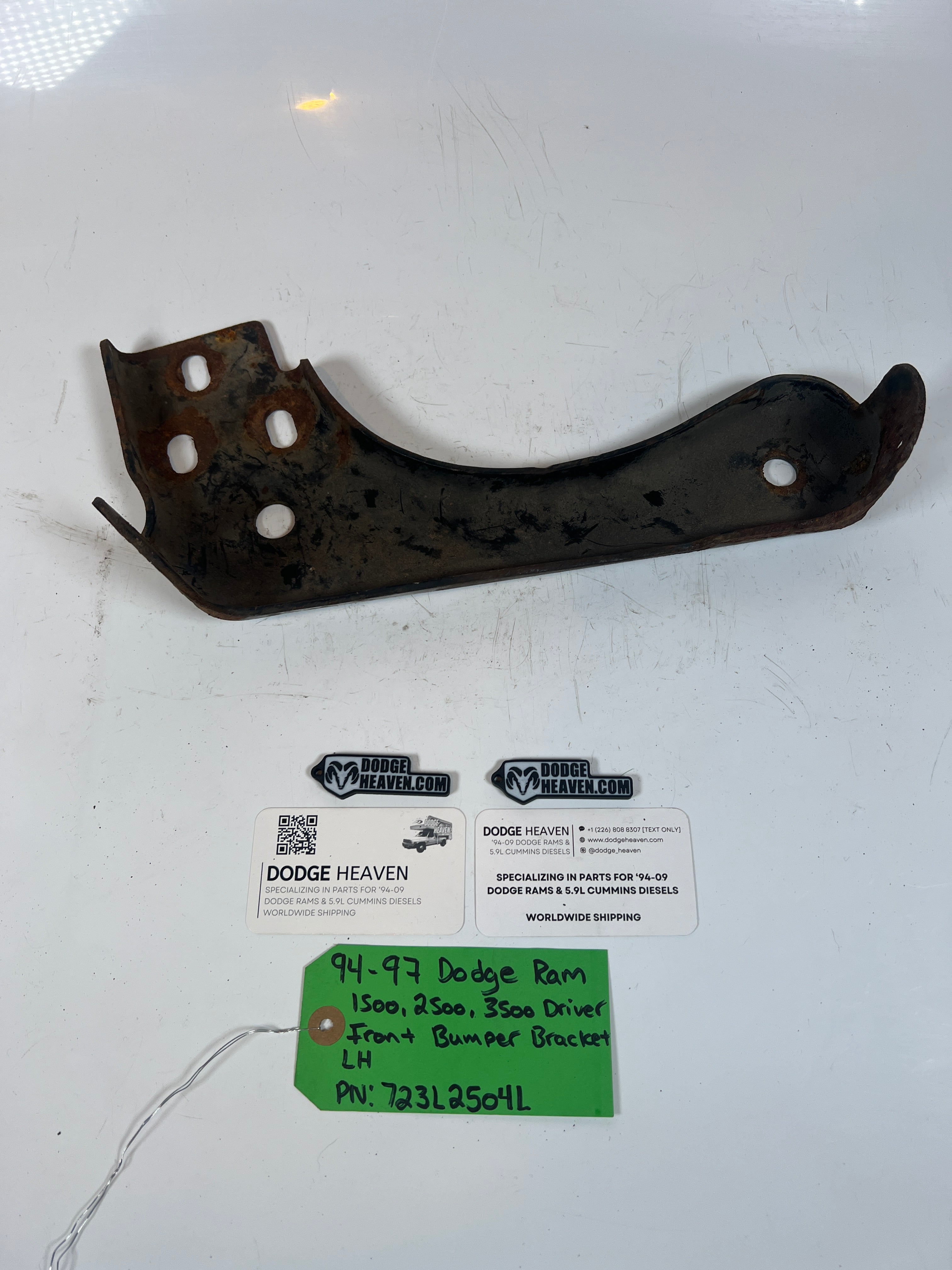 1994-1996 Dodge Ram 1500-3500 Front Bumper Bracket Driver Side LH