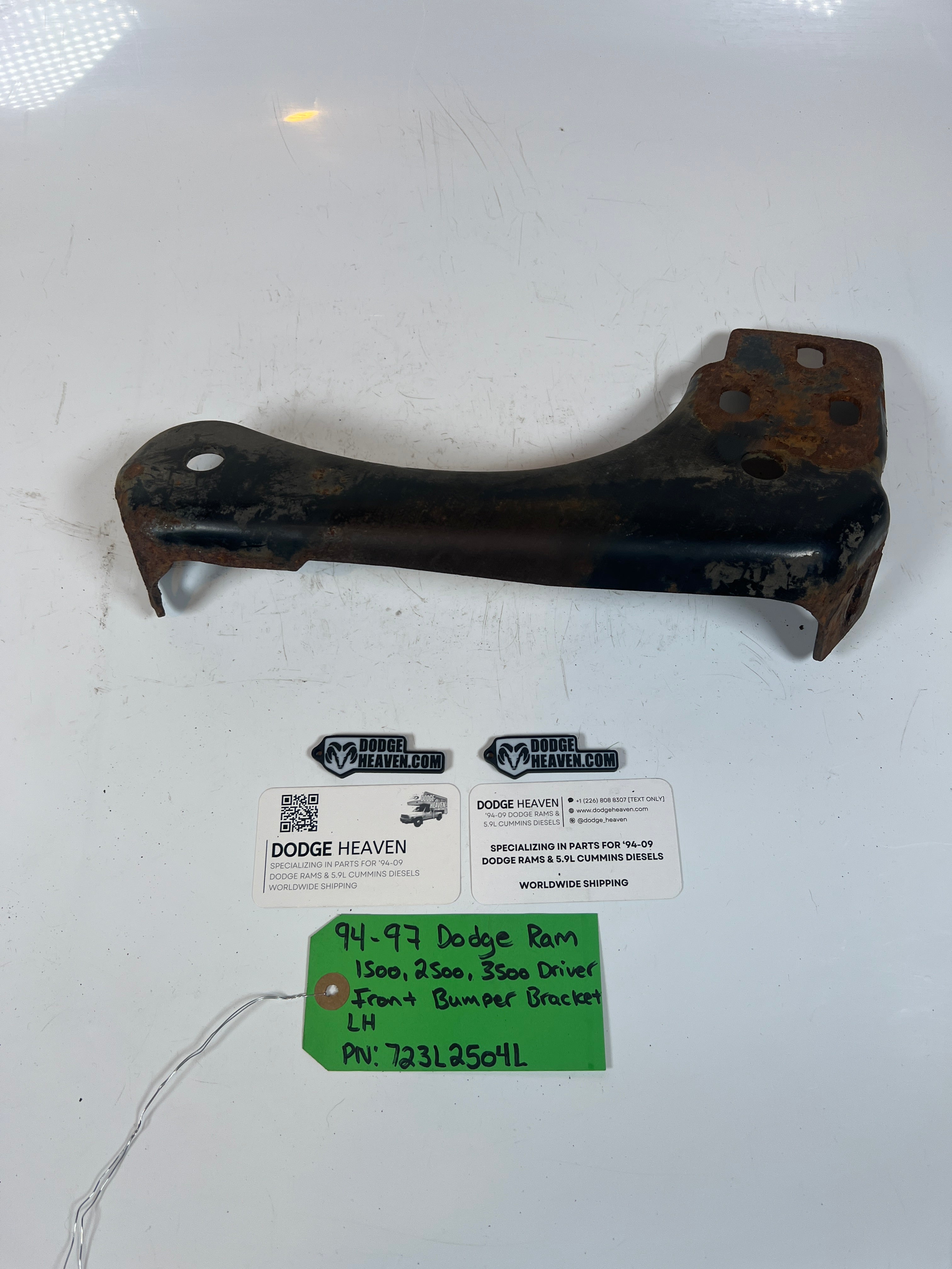 1994-1996 Dodge Ram 1500-3500 Front Bumper Bracket Driver Side LH