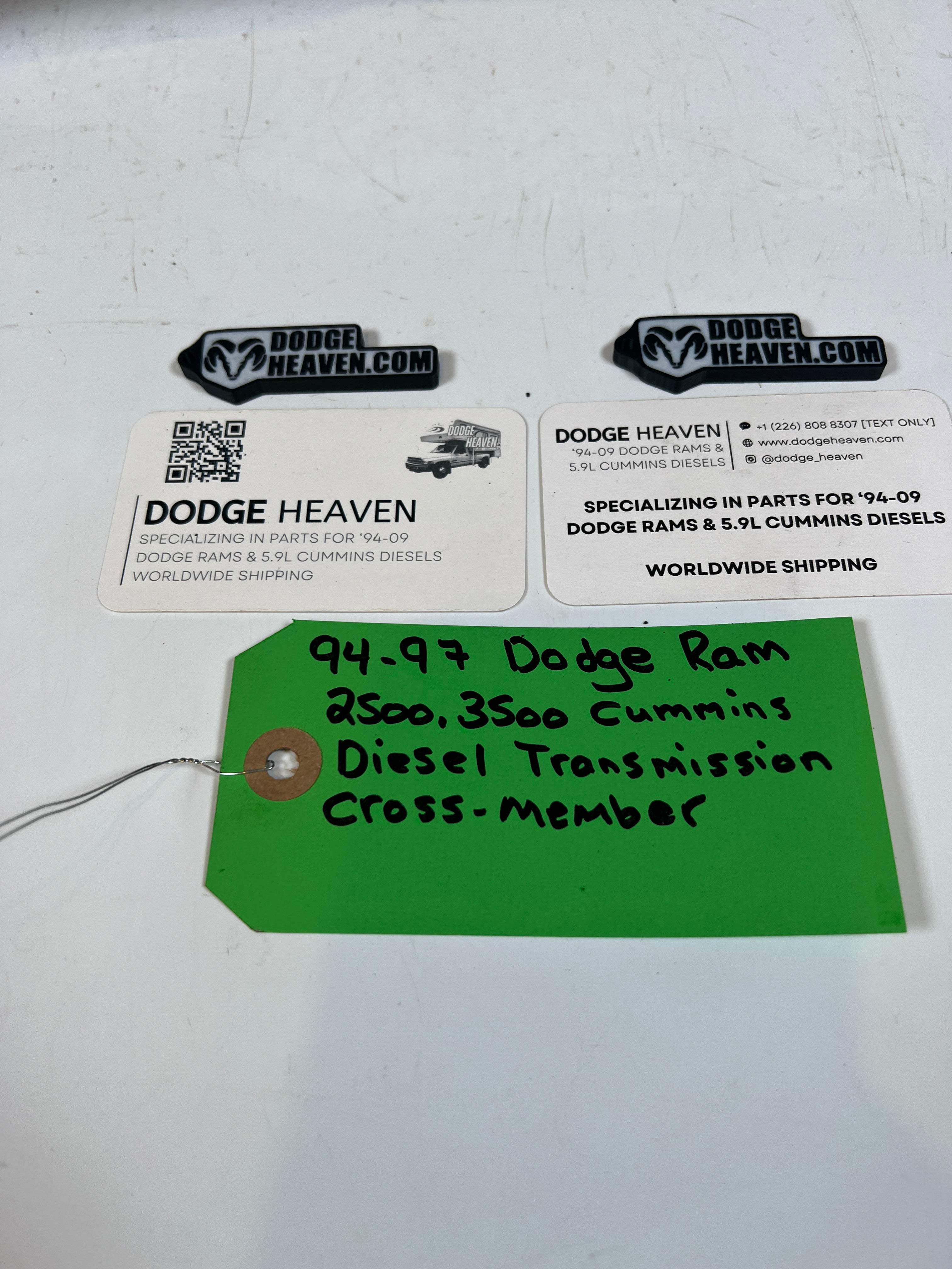 1994-1997 Dodge Ram 2500 3500 Transmission Cross Member