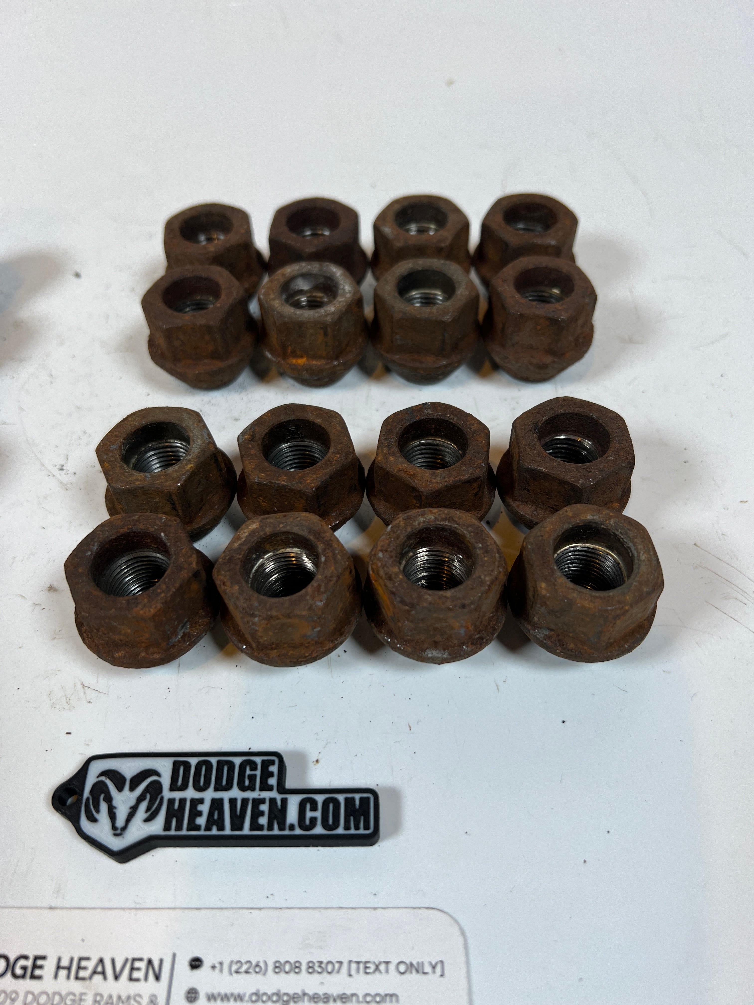 1994-2011 Dodge Ram 2500 3500 SRW Acorn Style Lug Nuts 9/16-18 QTY 32