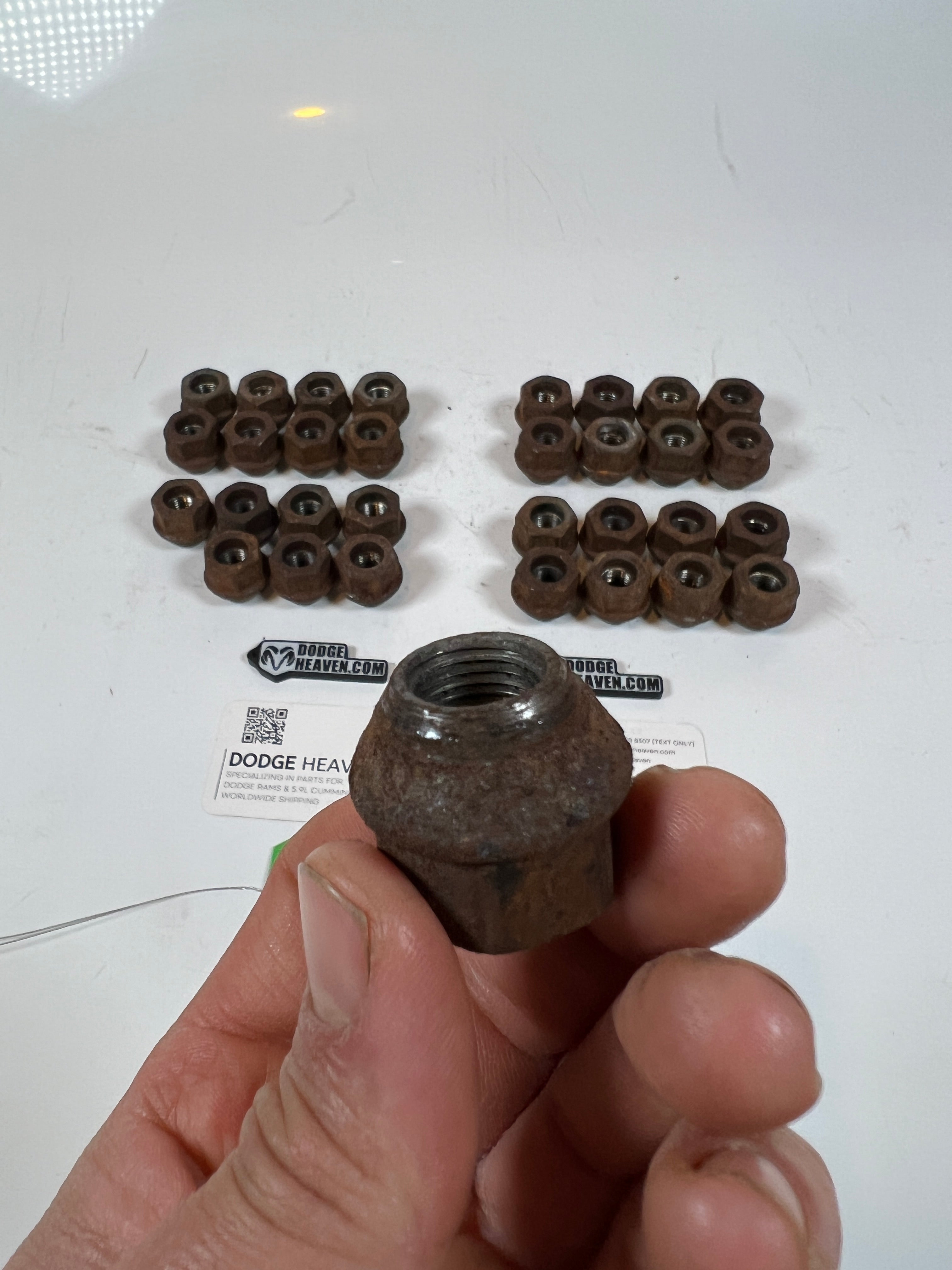 1994-2011 Dodge Ram 2500 3500 SRW Acorn Style Lug Nuts 9/16-18 QTY 32