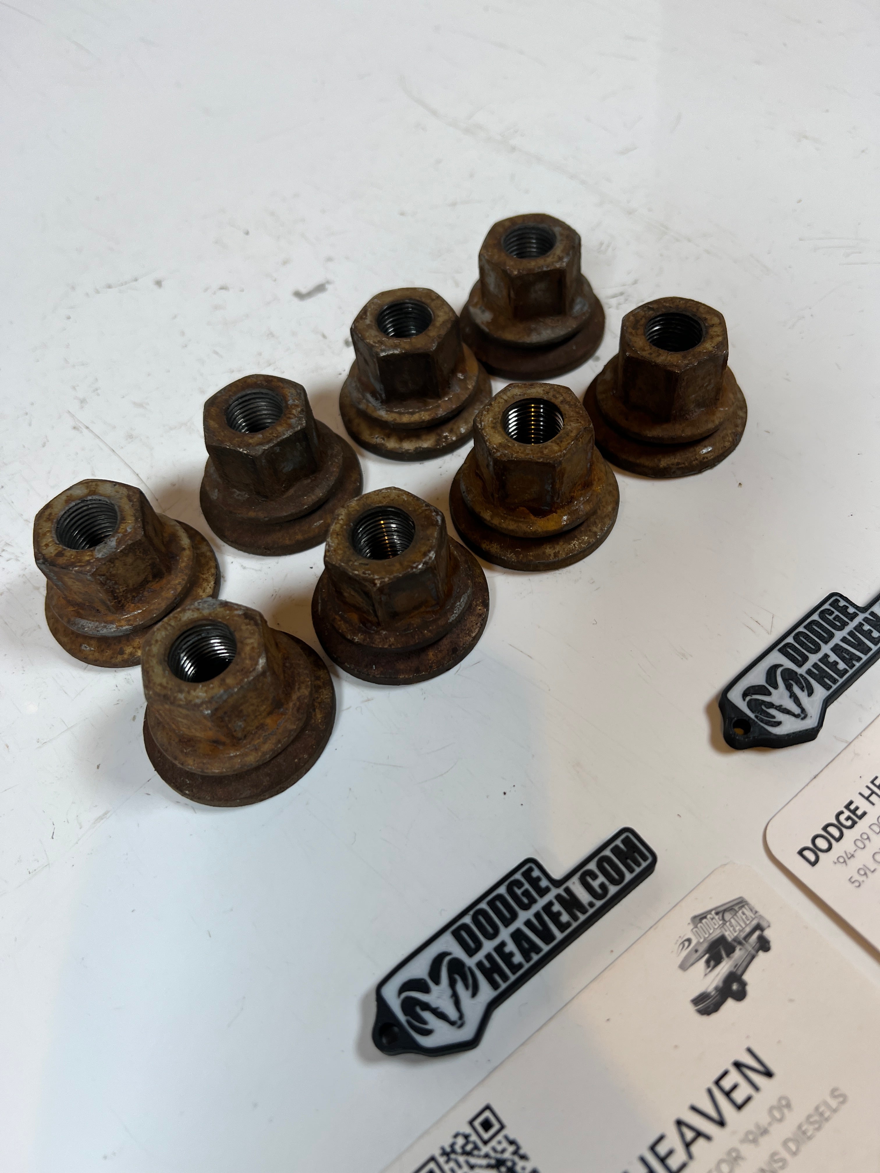 1994-2011 Dodge Ram 3500 DRW Dually Wheel Lug Nuts 9/16-18 (24MM) Qty 8