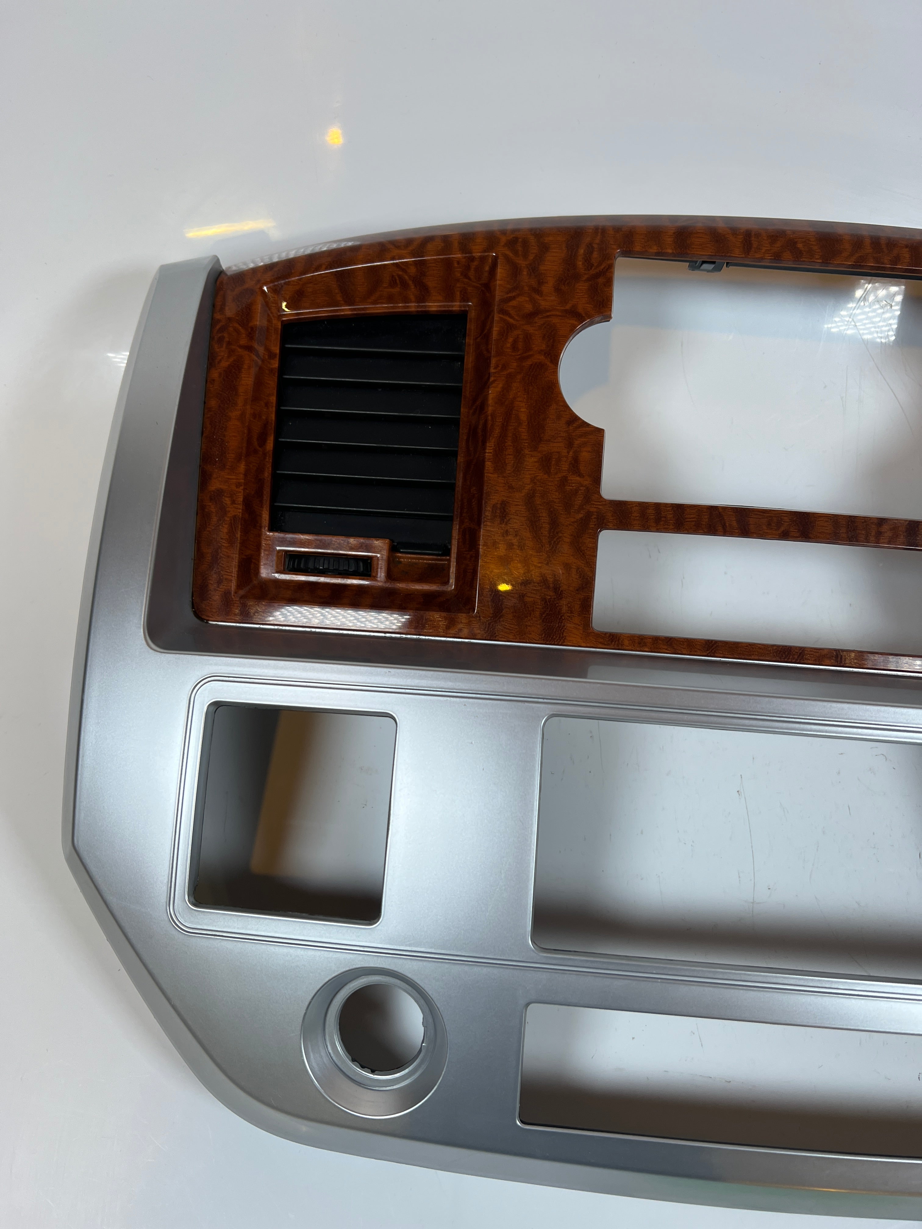 2006-2009 Dodge Ram 1500-3500 Laramie Wood Grain Center Dash Bezel