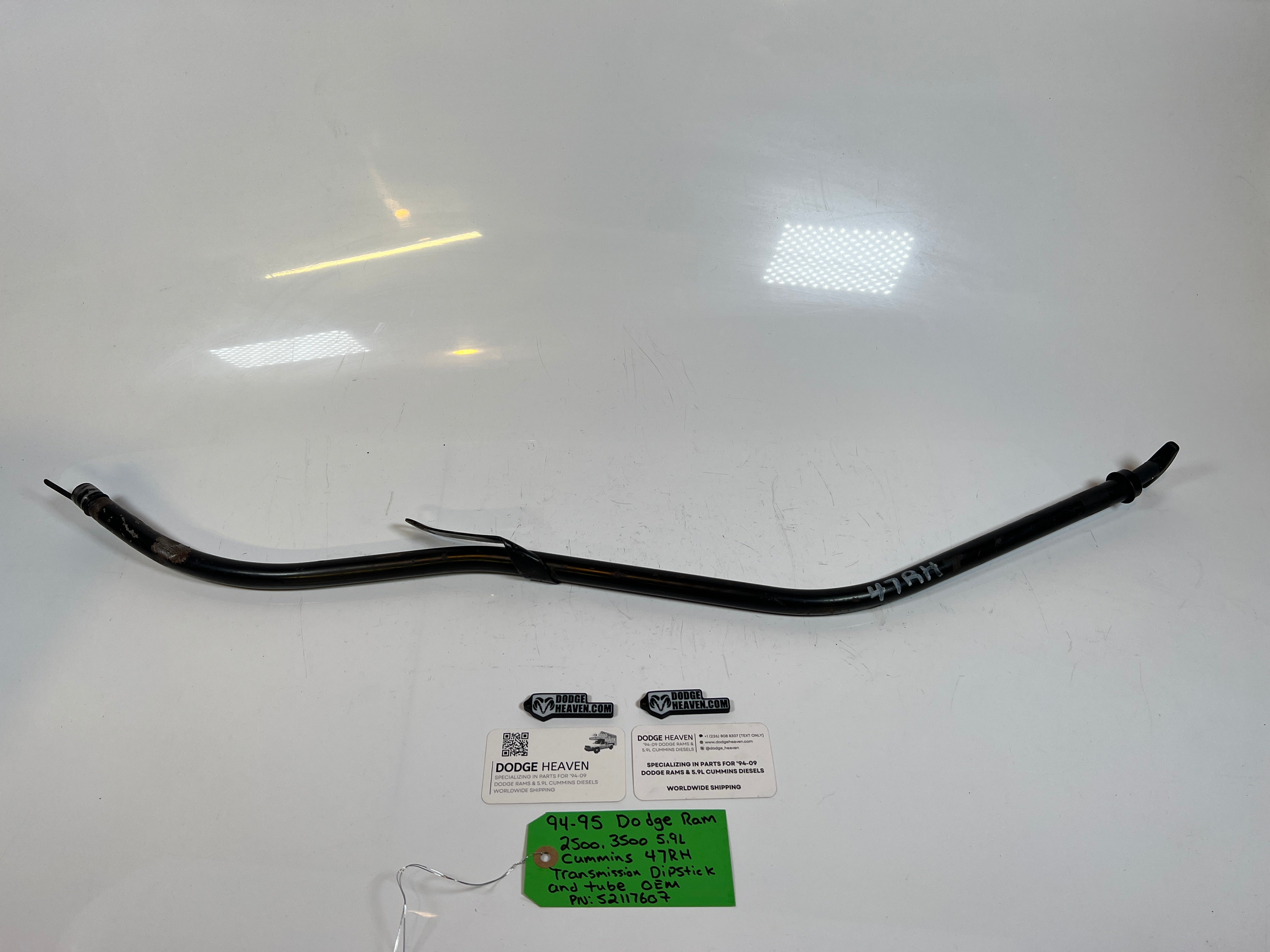1994-1995 Dodge Ram 2500 3500 Cummins 47RH Transmission Dipstick & Tub