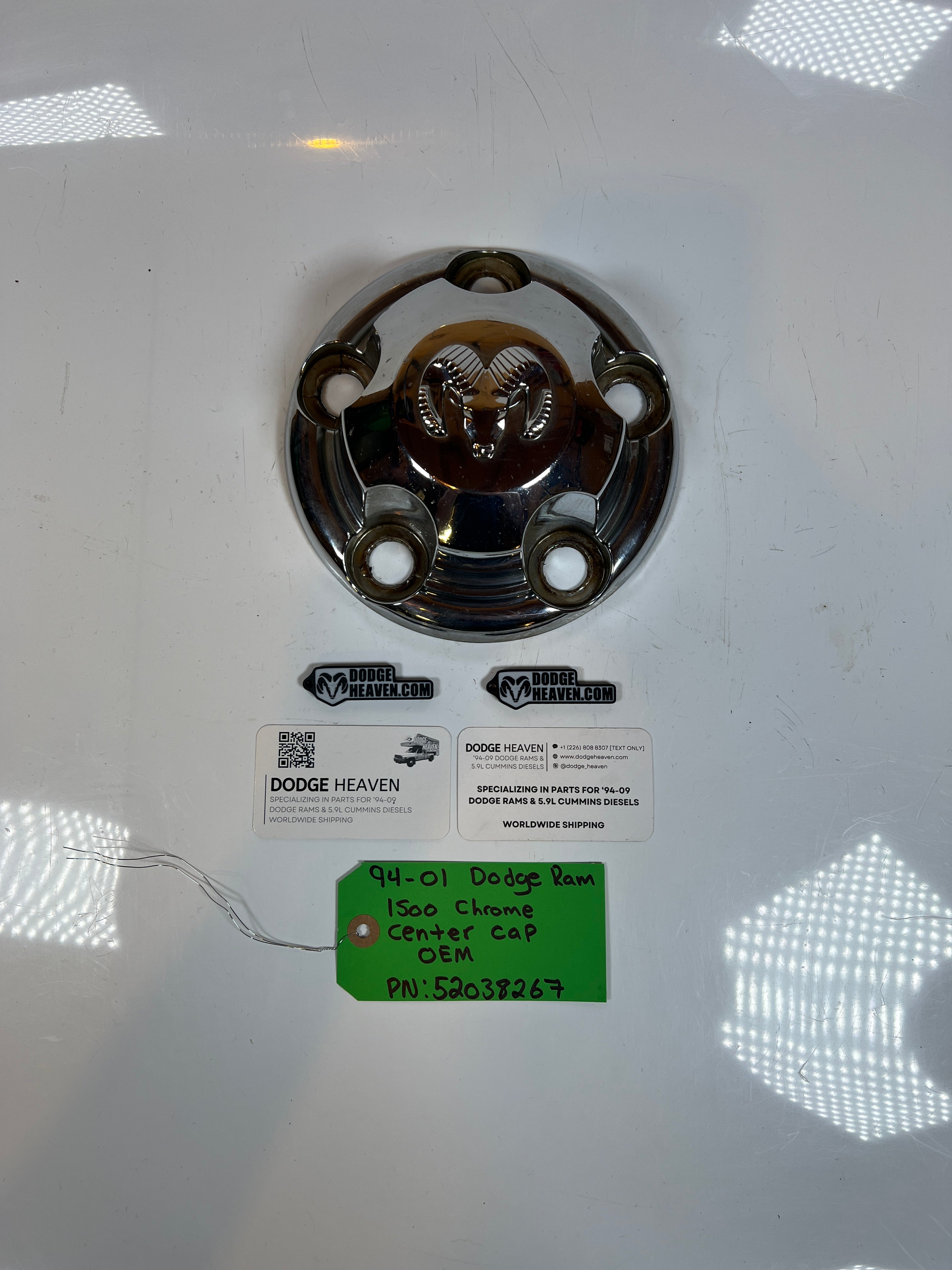 1994-2001 OEM Mopar Dodge Ram 1500 Chrome Center Cap