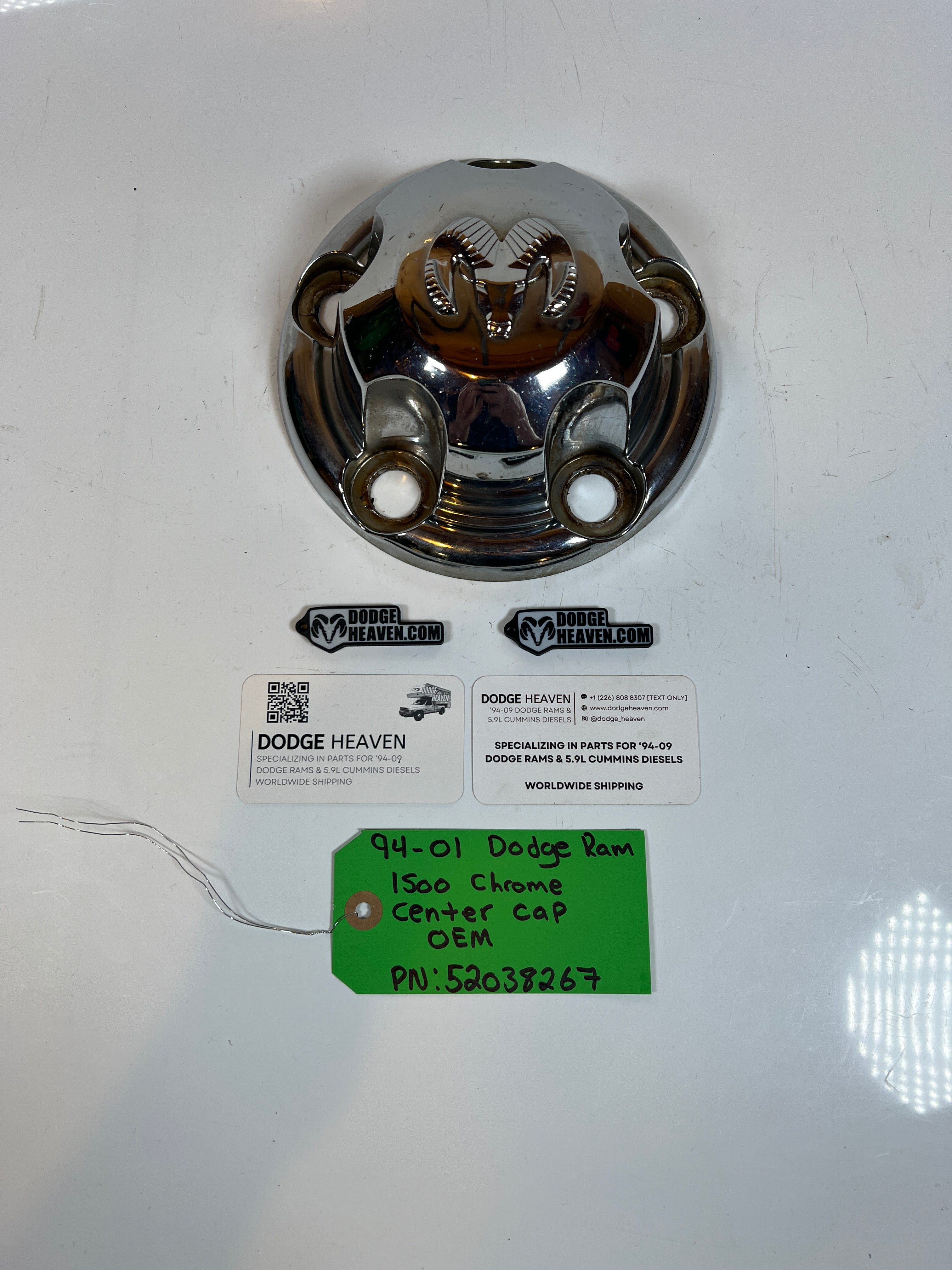 1994-2001 OEM Mopar Dodge Ram 1500 Chrome Center Cap