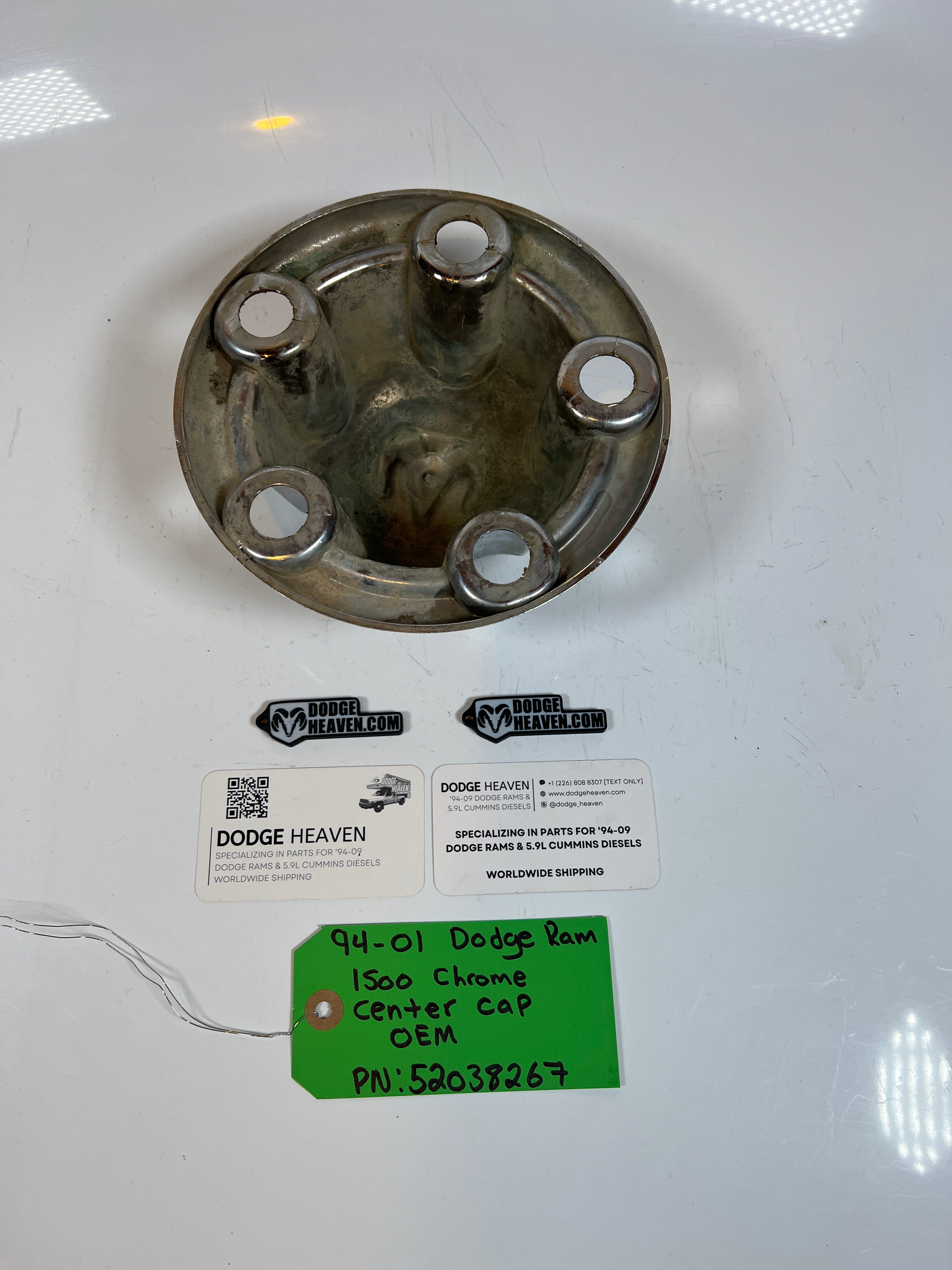1994-2001 OEM Mopar Dodge Ram 1500 Chrome Center Cap