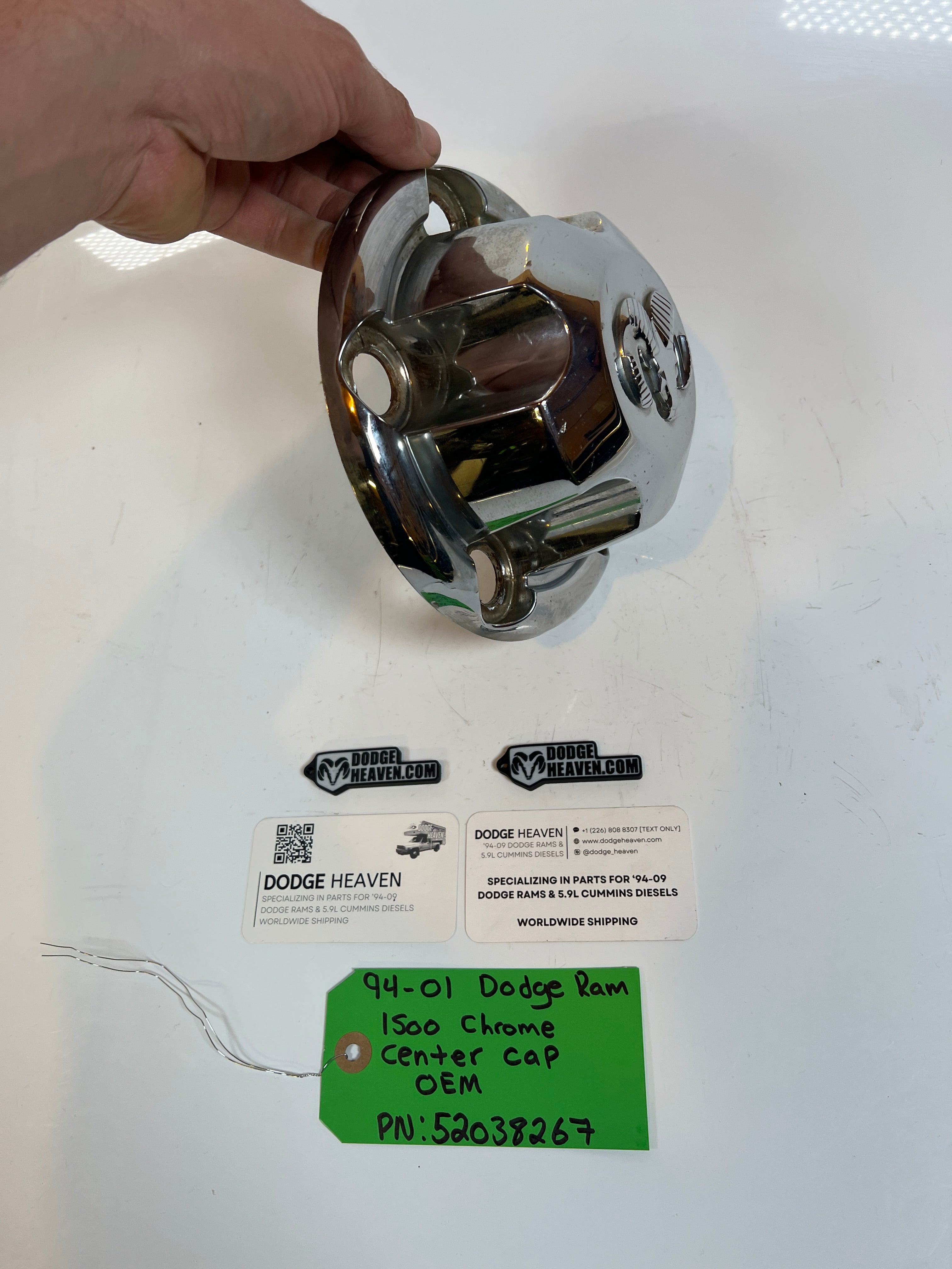 1994-2001 OEM Mopar Dodge Ram 1500 Chrome Center Cap