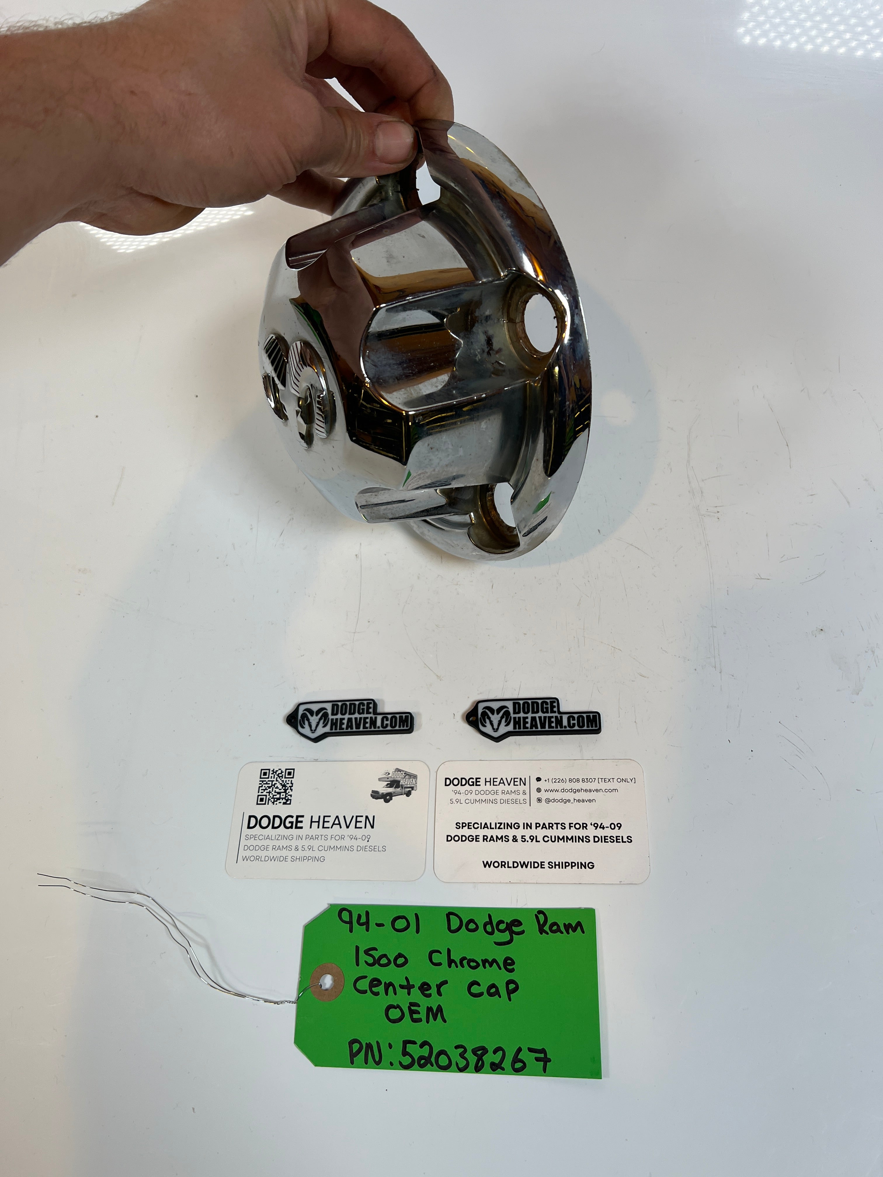 1994-2001 OEM Mopar Dodge Ram 1500 Chrome Center Cap