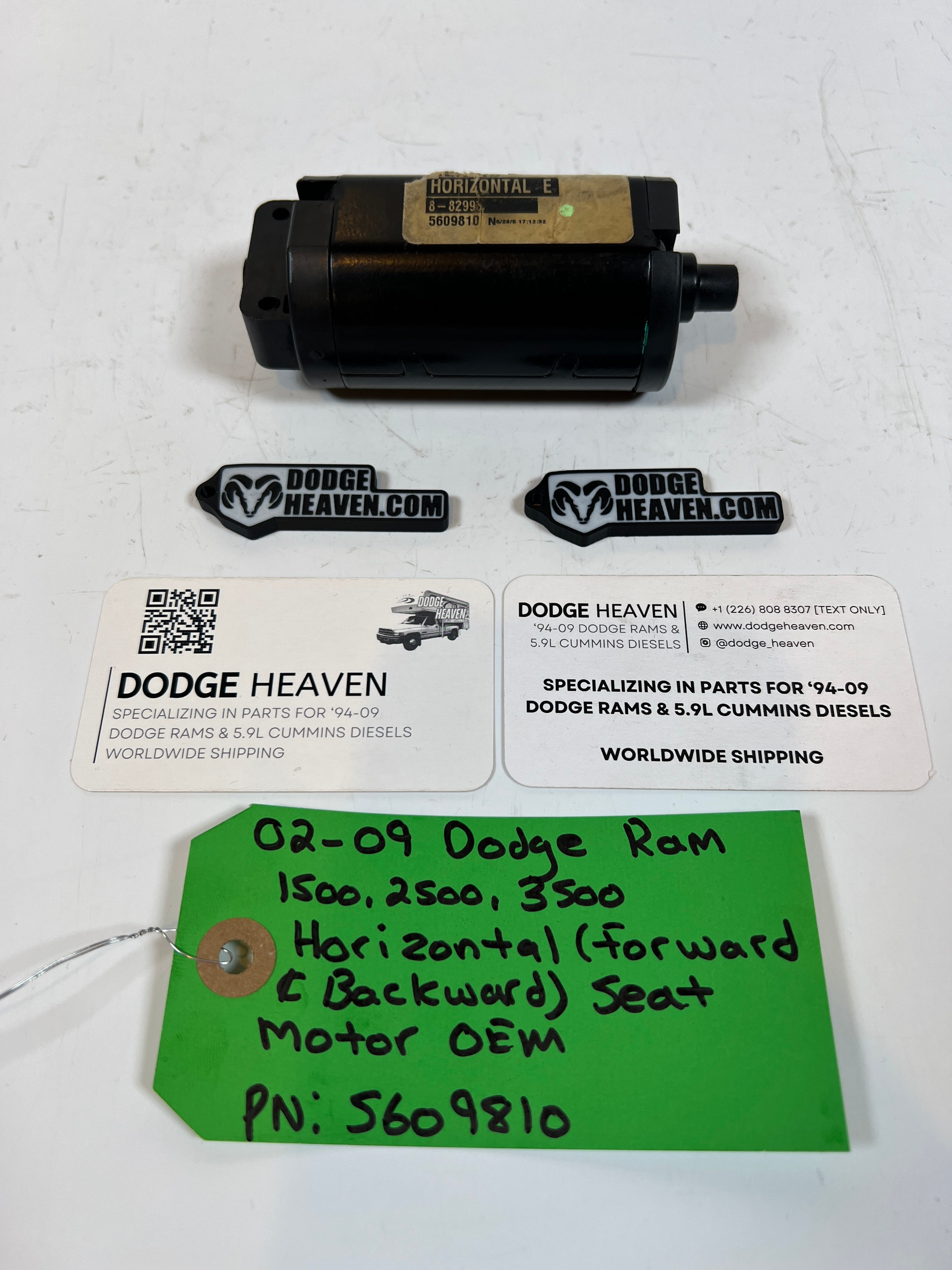 2002-2009 Dodge Ram 1500-3500 Horizontal Set Motor Forward & Backward