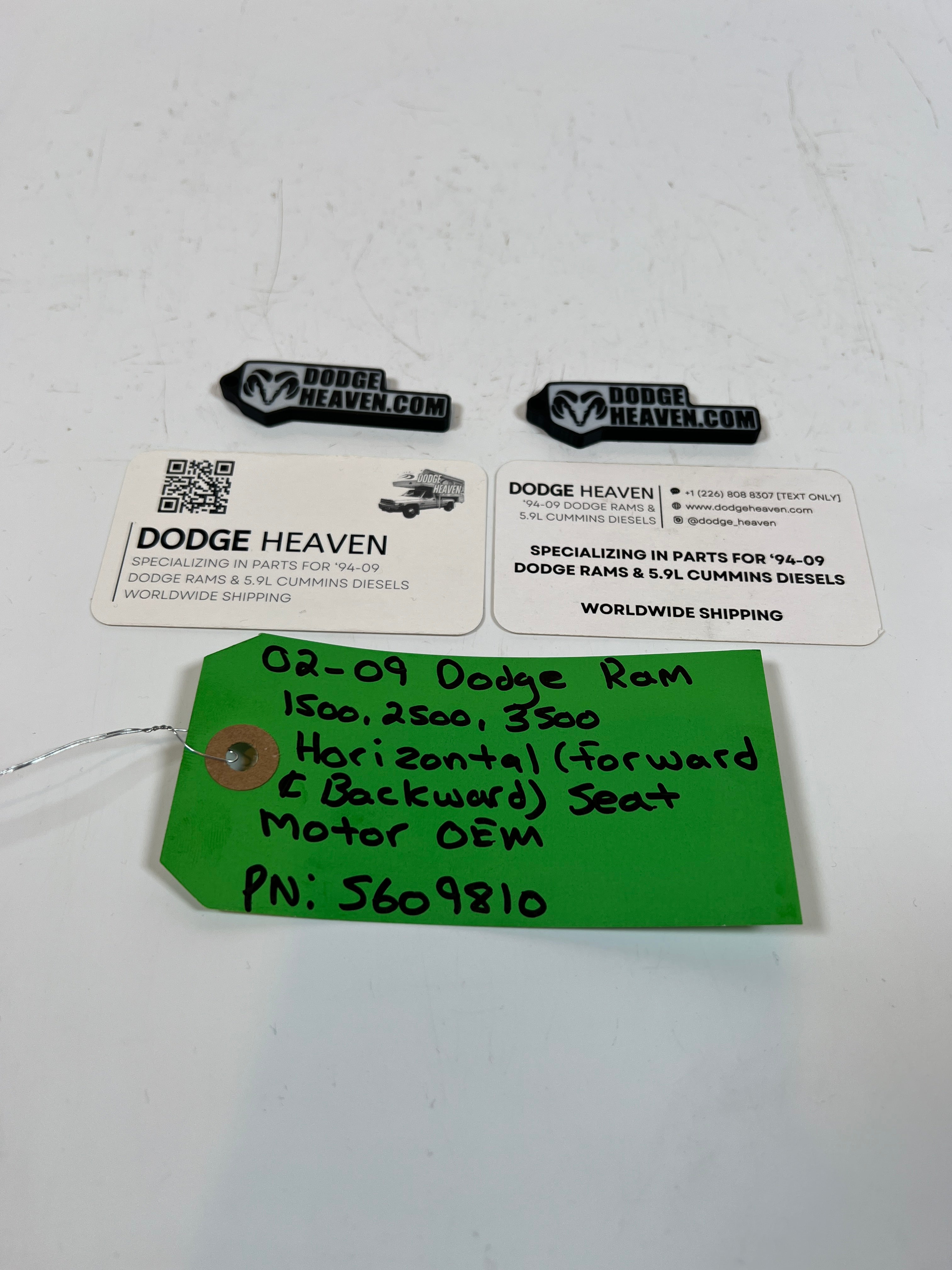 2002-2009 Dodge Ram 1500-3500 Horizontal Set Motor Forward & Backward