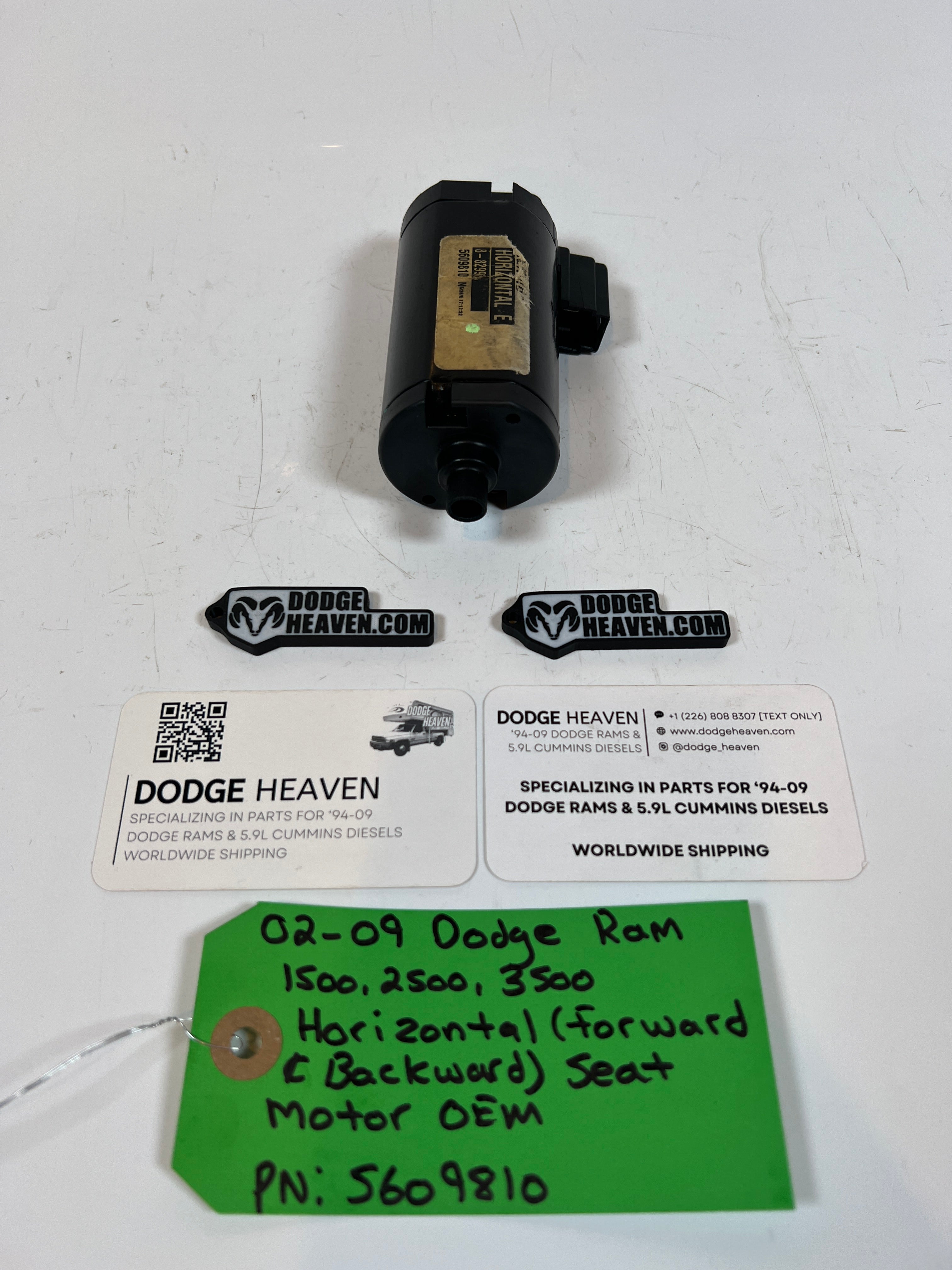 2002-2009 Dodge Ram 1500-3500 Horizontal Set Motor Forward & Backward