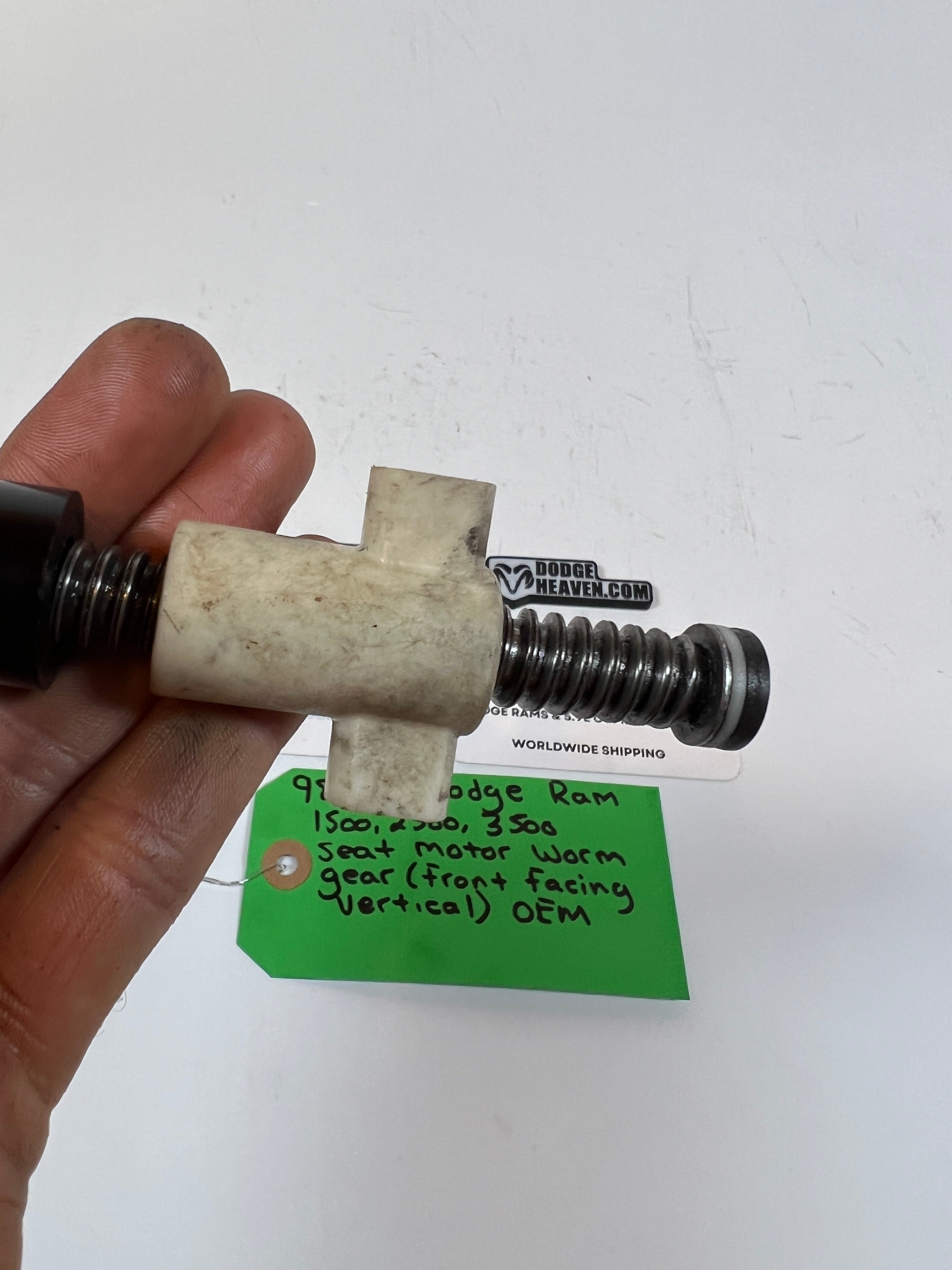 1998-2002 Dodge Ram 1500-3500 Vertical Seat Motor Worm Gear (Front Facing)